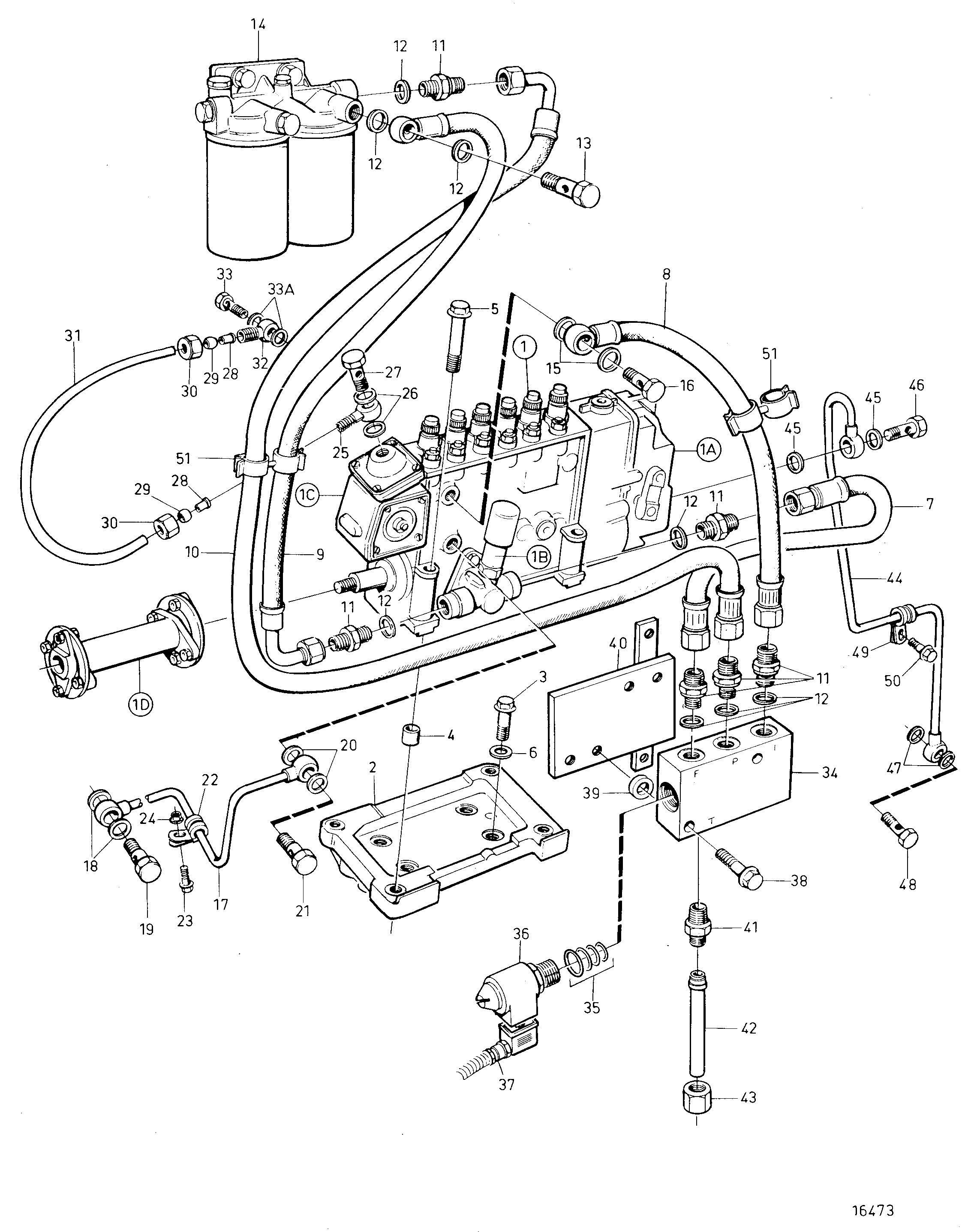 Pompe d’injection avec vanne d’arrêt, sous tension pour fonctionner. Option.