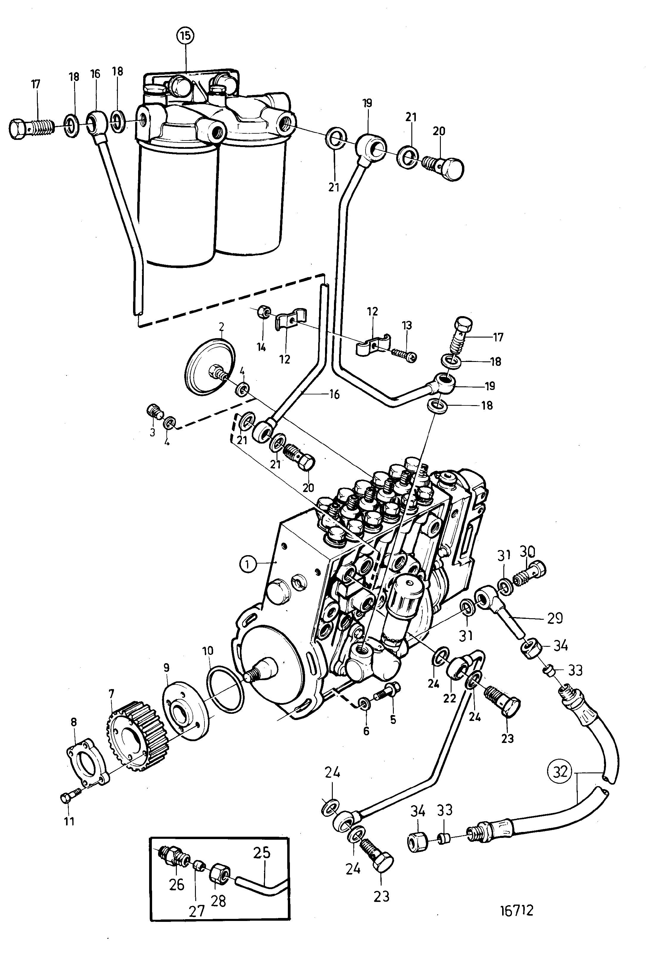 Pompe d’injection de carburant et filtre à carburant