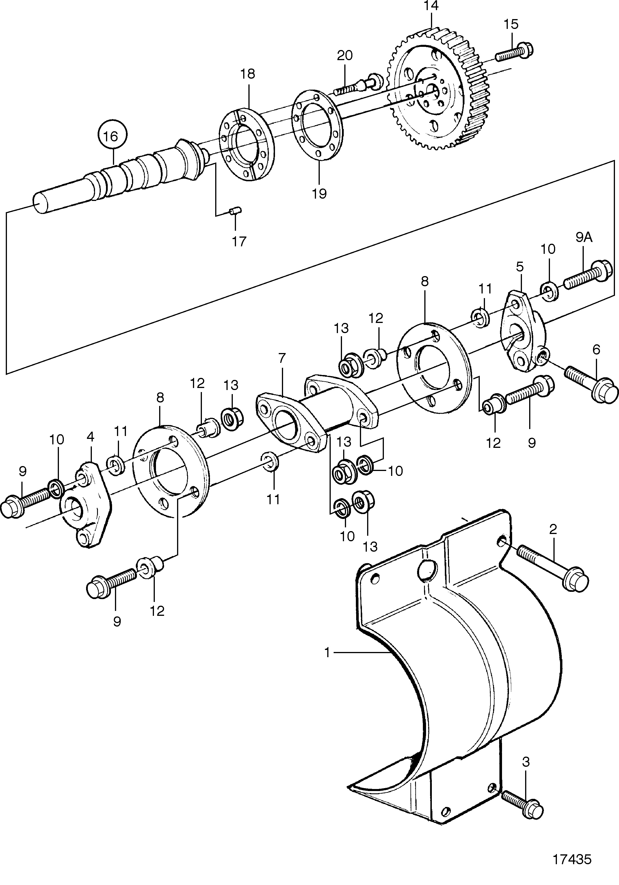 Accouplement pour pompe d’injection de carburant avec capot