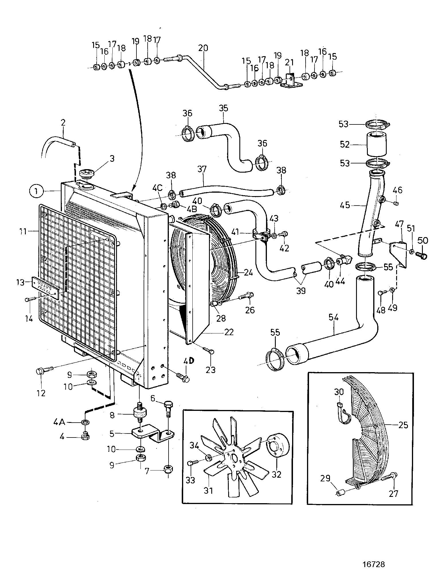 Radiateur et ventilateur, SN2100256097-