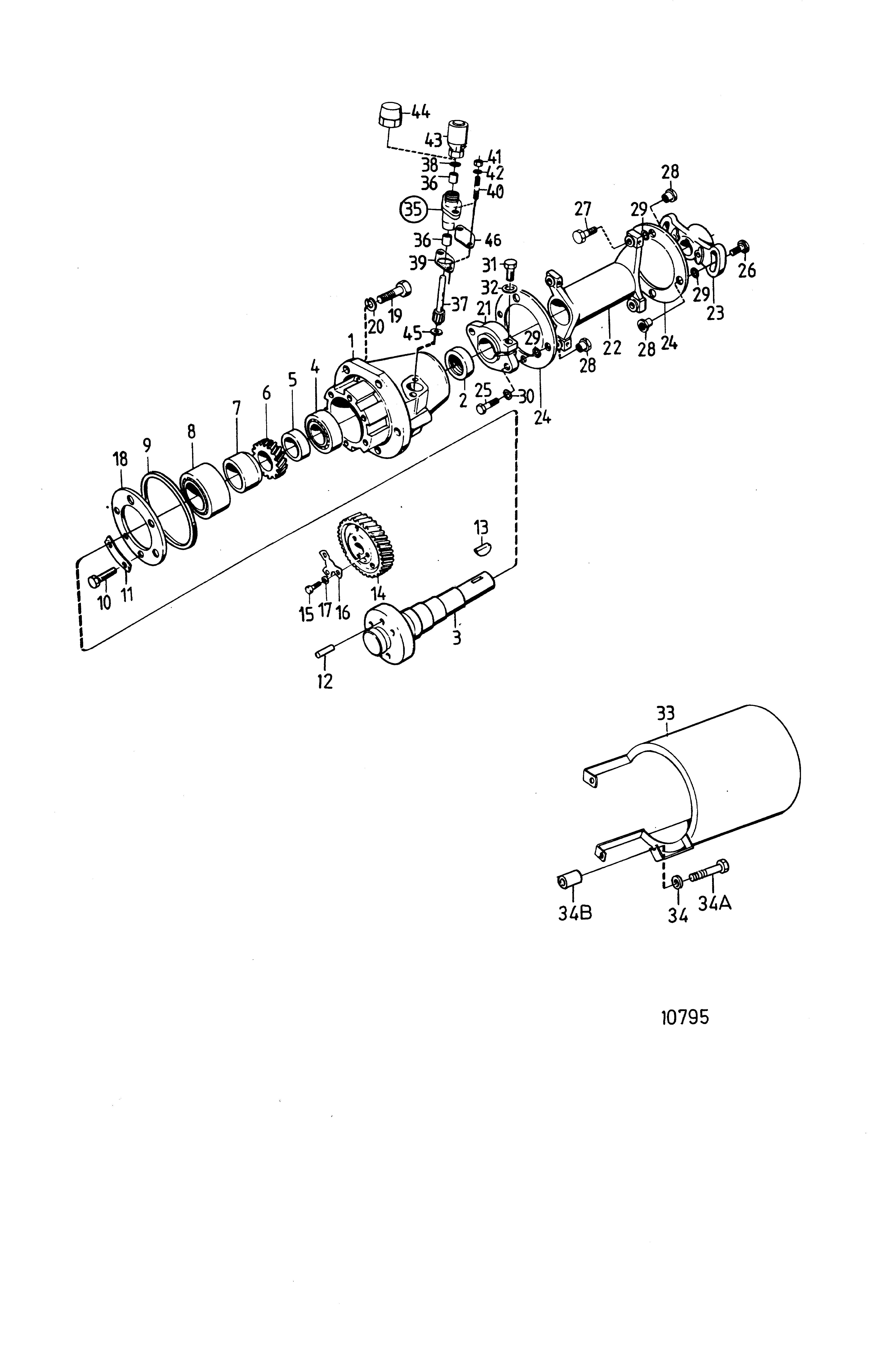 Accouplement pompe d’injection de carburant