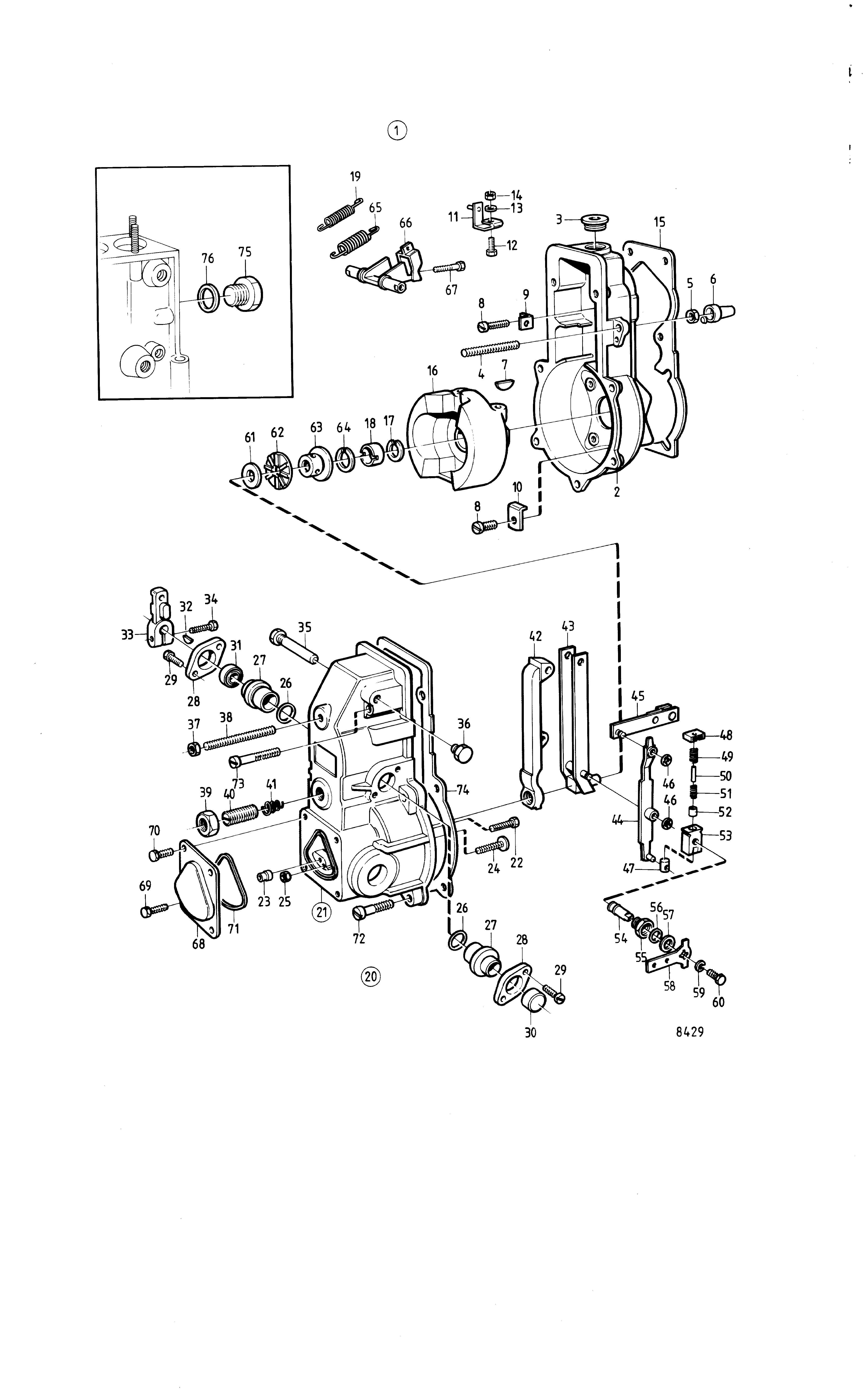 Régulateur centrifuge, Composants