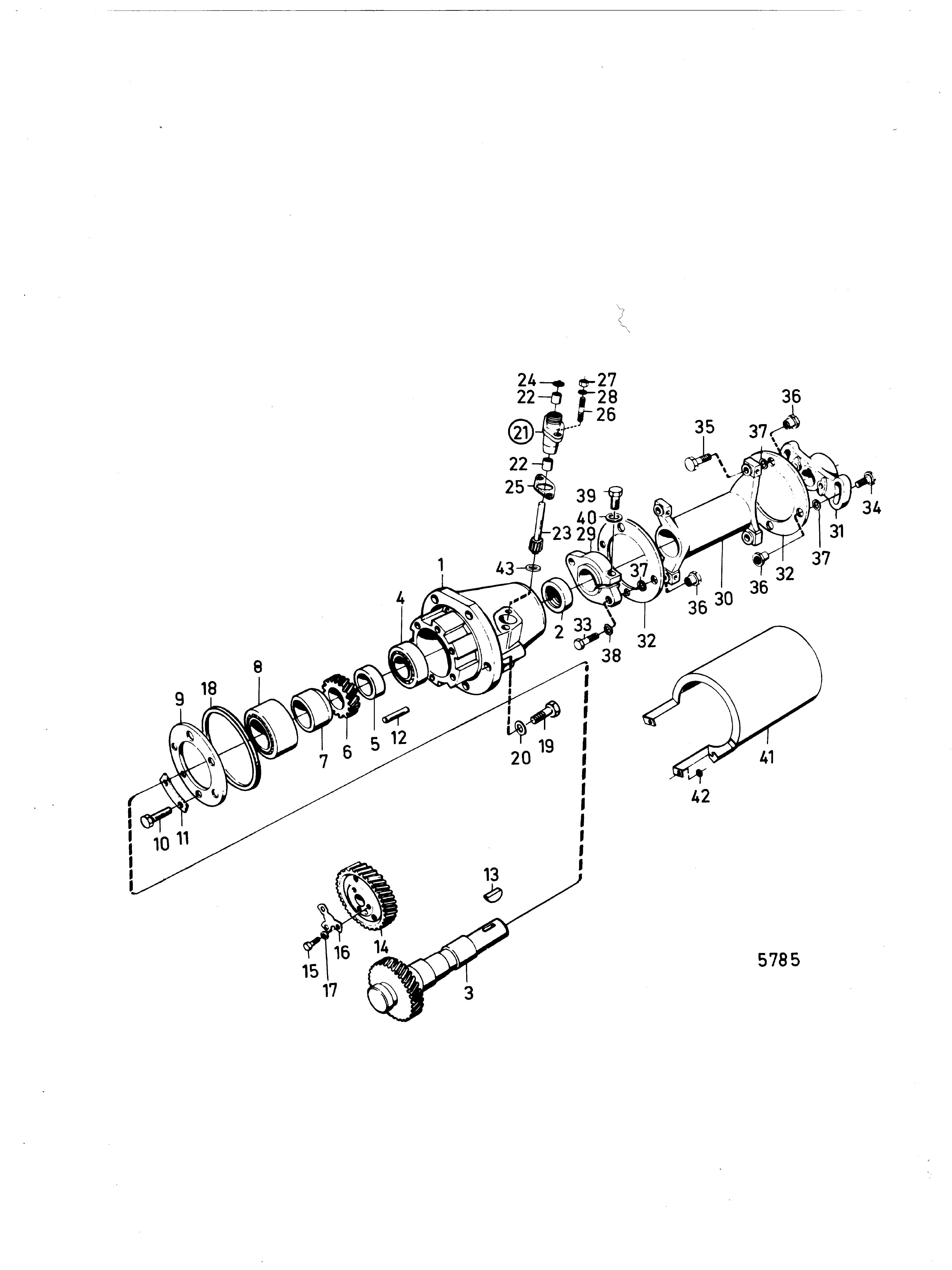 Dispositif d’entraînement, pompe d’injection de carburant