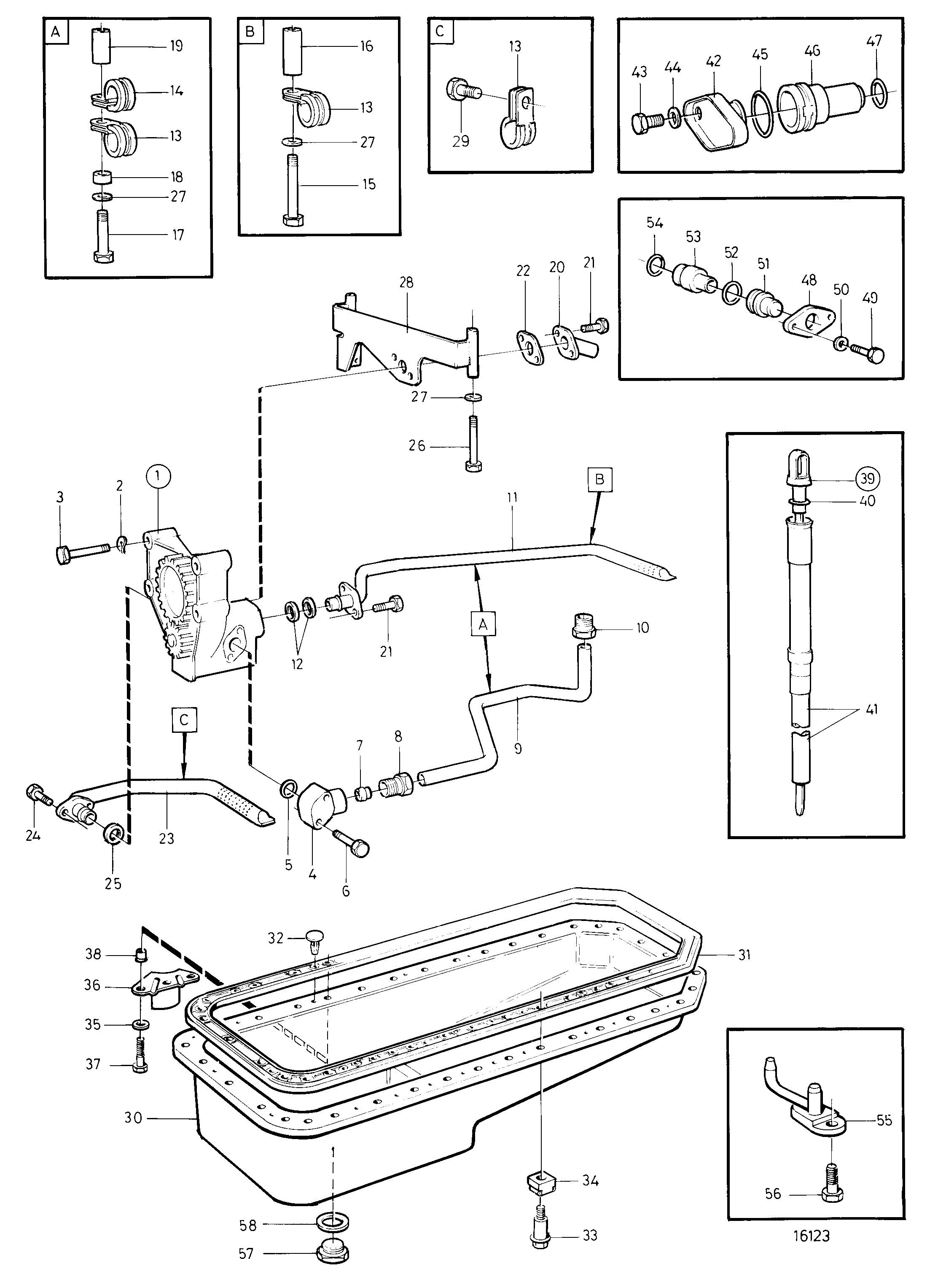 Système de lubrification, inclinaison à 40°
