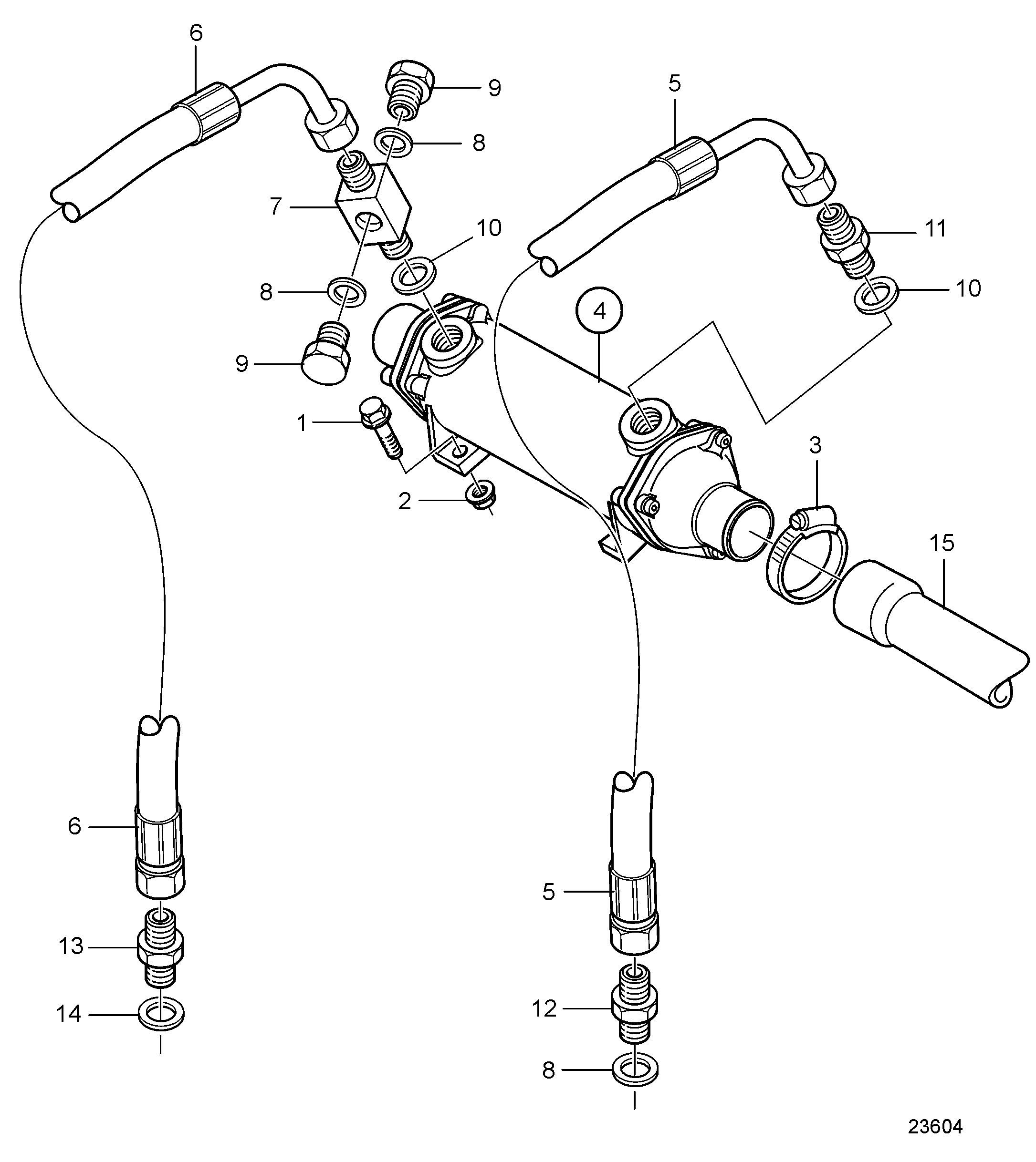 Refroidisseur d'huile pour IRM280A2-E/ZF 280A-EB, IRM280PL