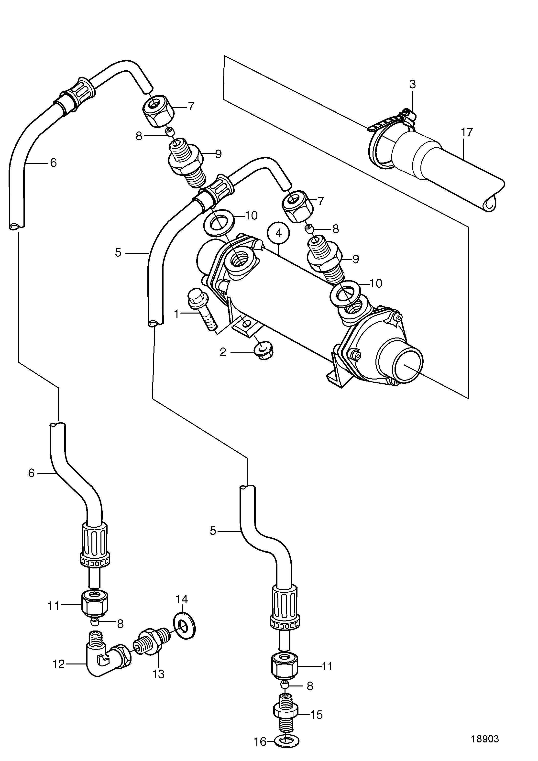 Refroidisseur d’huile pour ZF280IV
