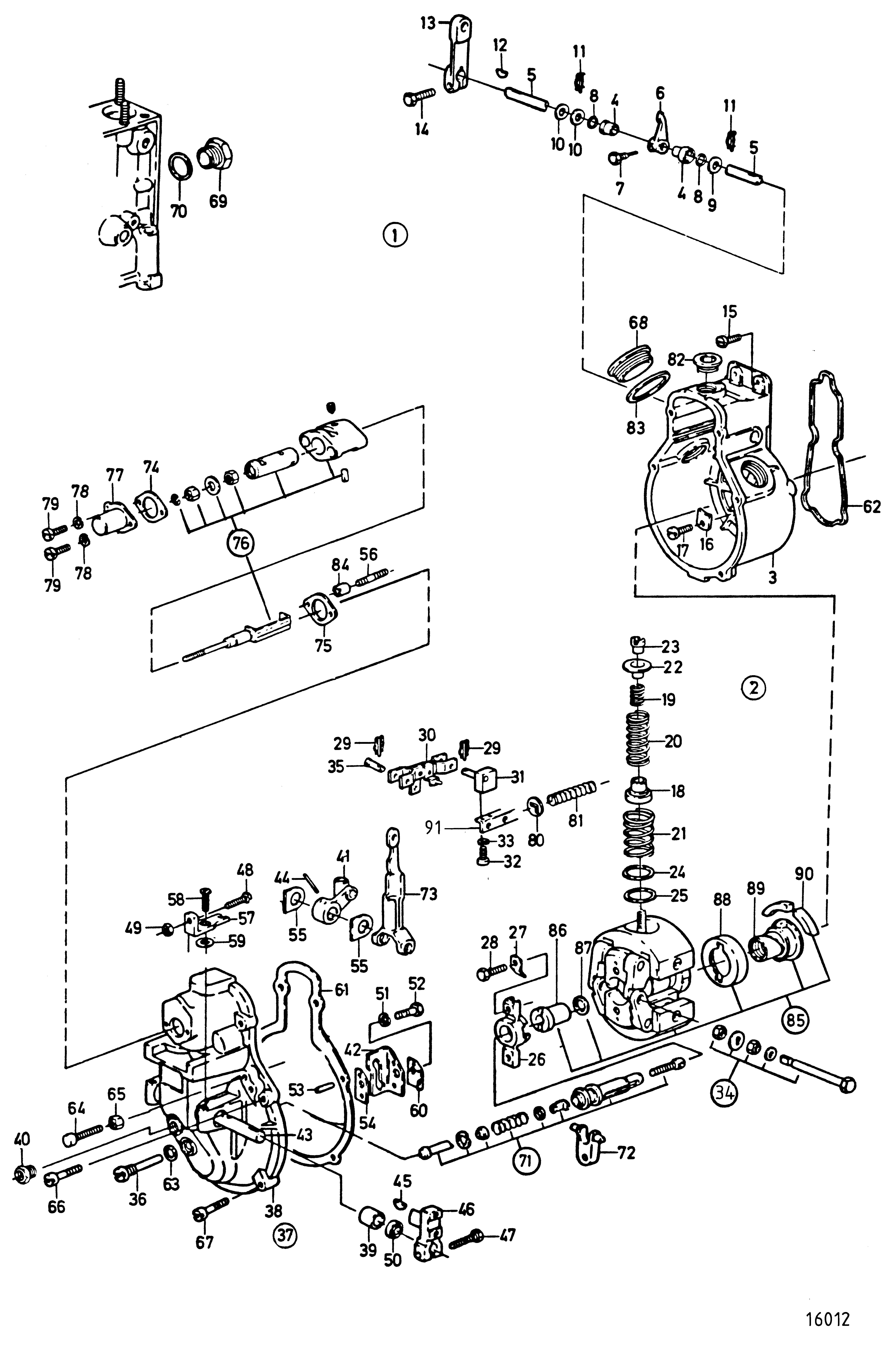 Régulateur centrifuge, Composants