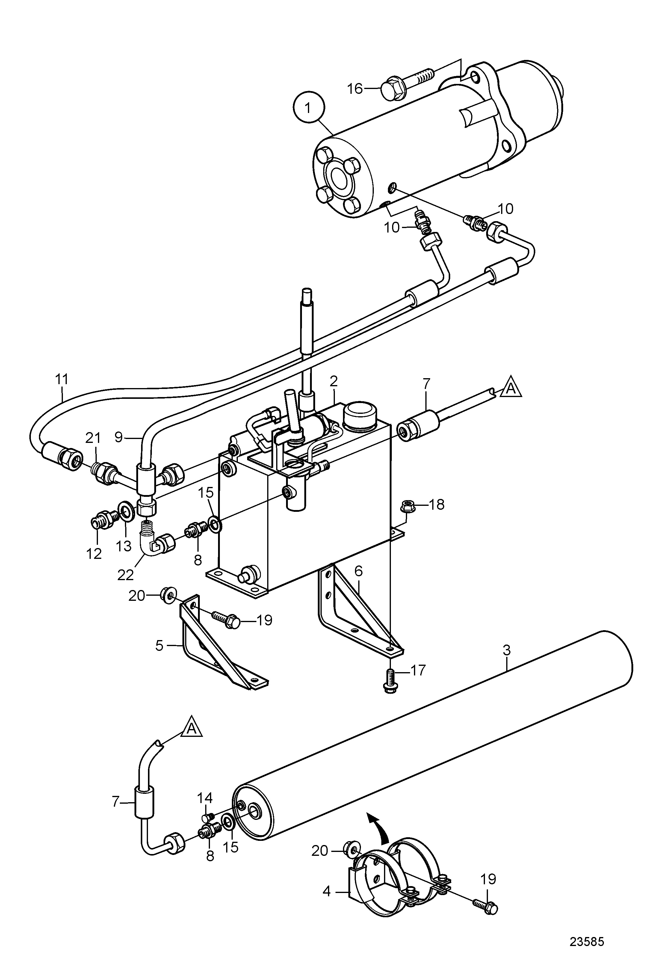 Démarreur hydraulique