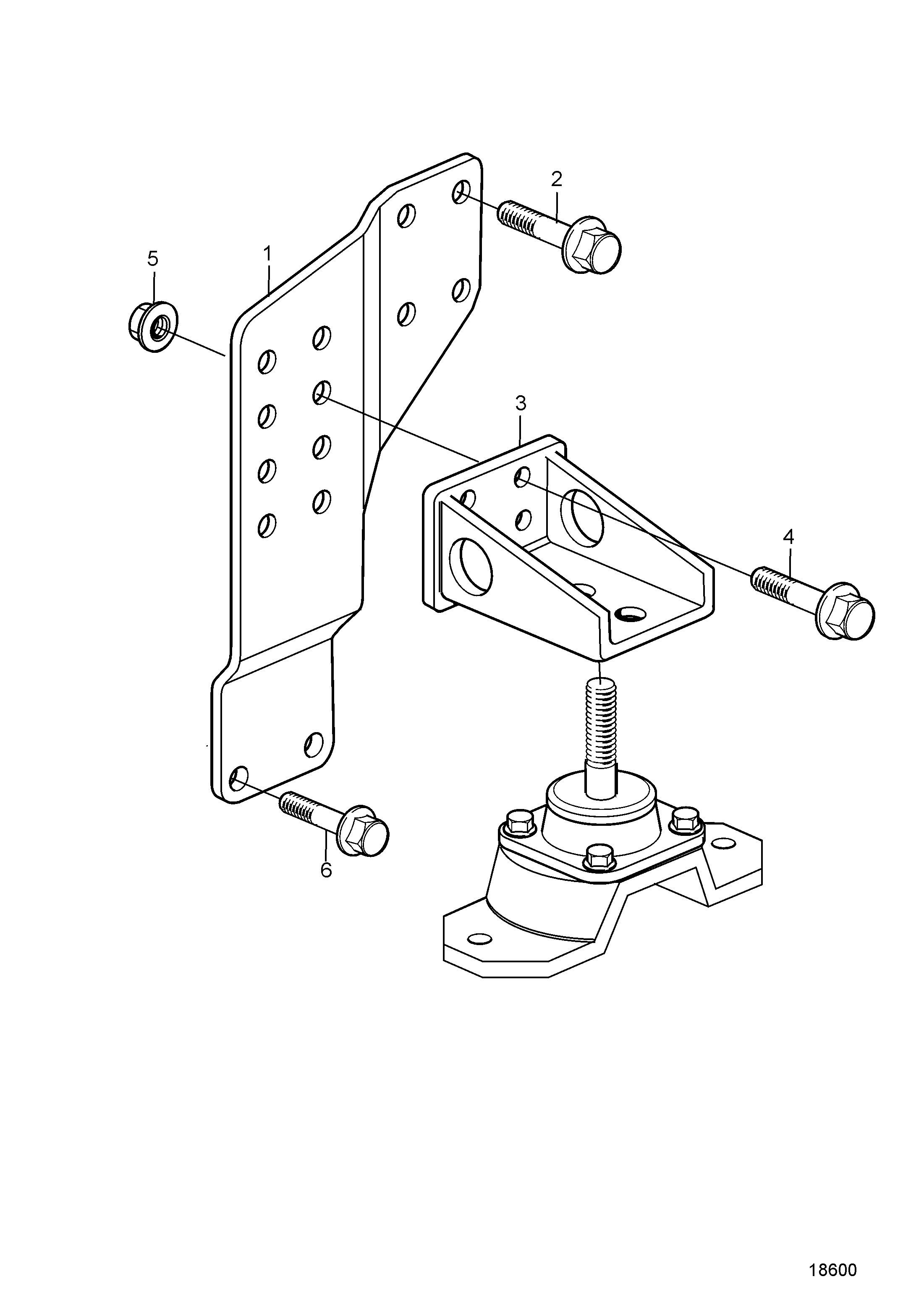 Supports moteur pour inverseur IRM301A, IRM301A-EB/ZF 301A-EB
