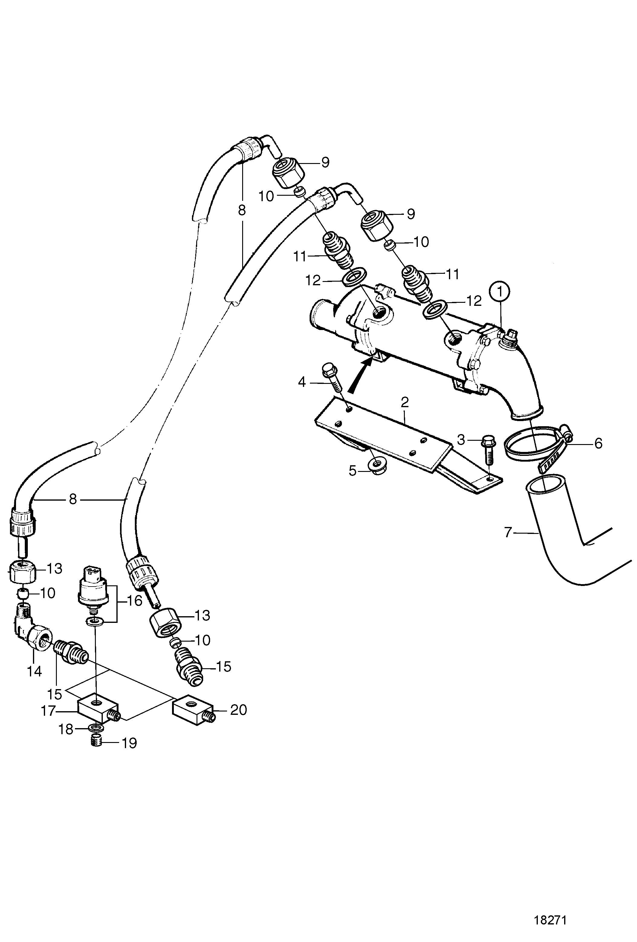 Refroidisseur d’huile pour IRM220A1/ZF 220A, IRM220PL/ZF 220-EB, IRM220V-LD/ZF 220IV, IRM301A/ZF 301A