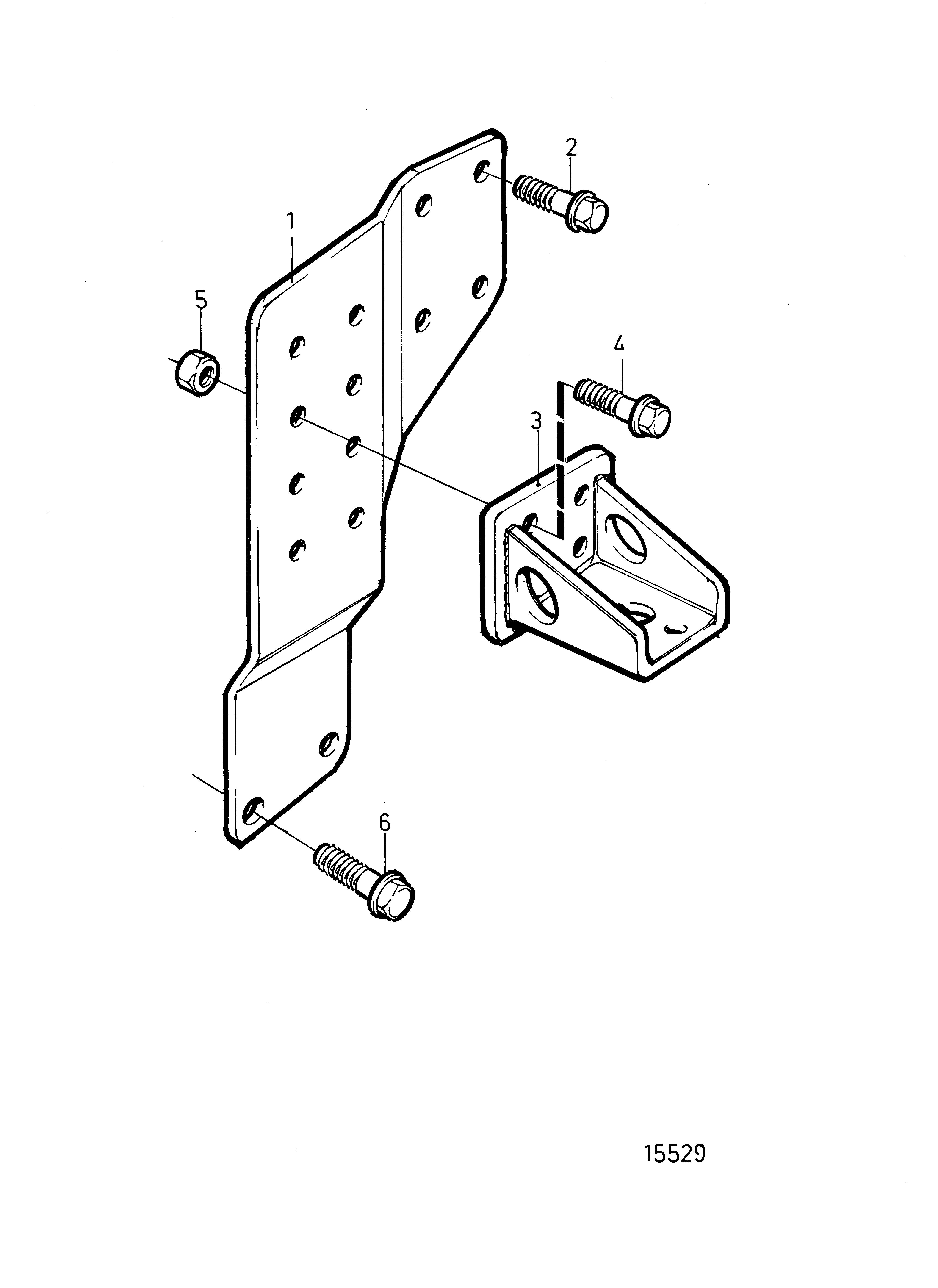 Suspension moteur pour inverseur IRM 301A