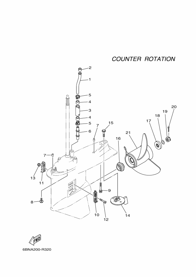 BOITIER D'HELICE TRANSMISSION4