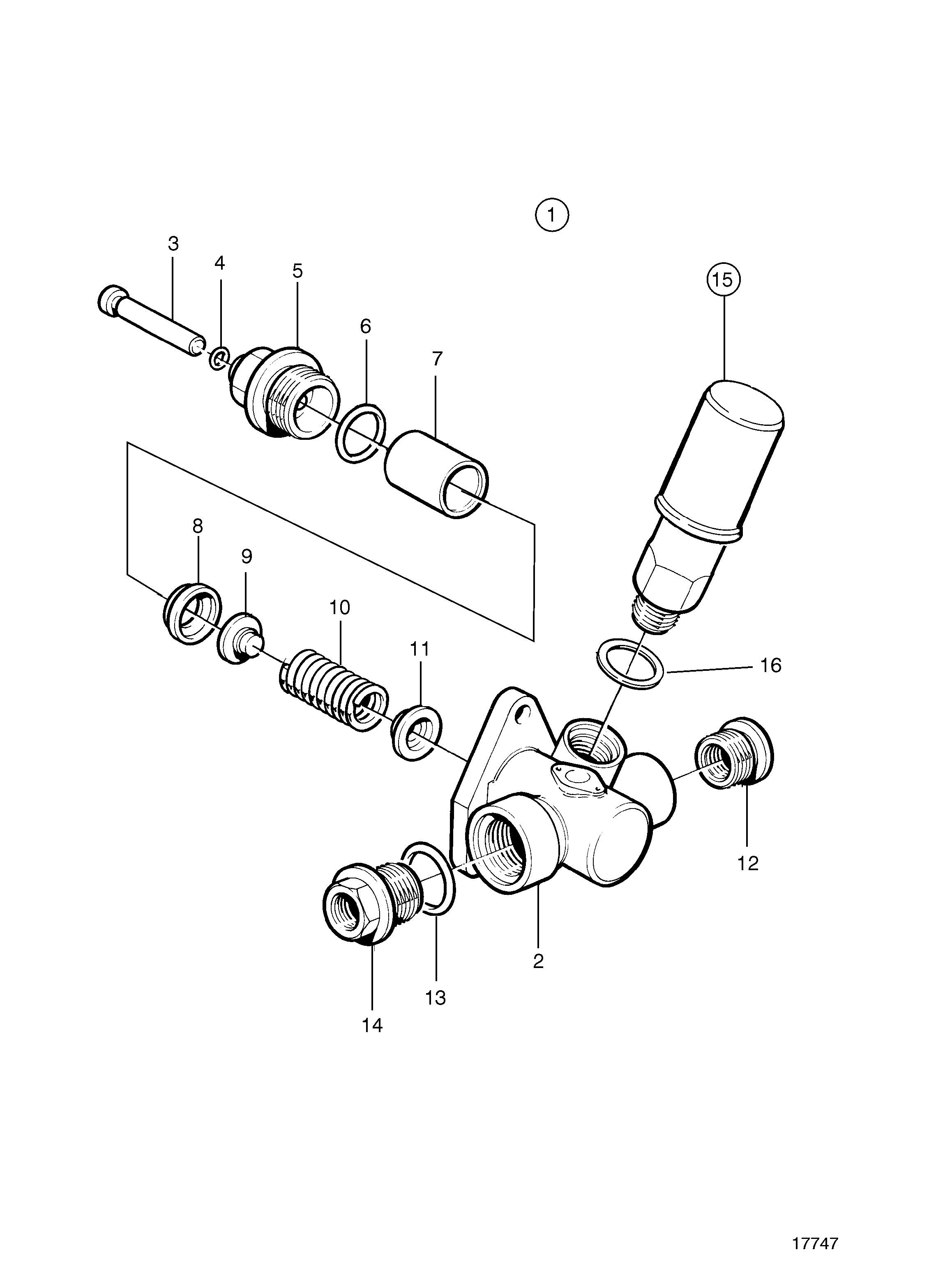 Pompe d’alimentation en carburant, composants