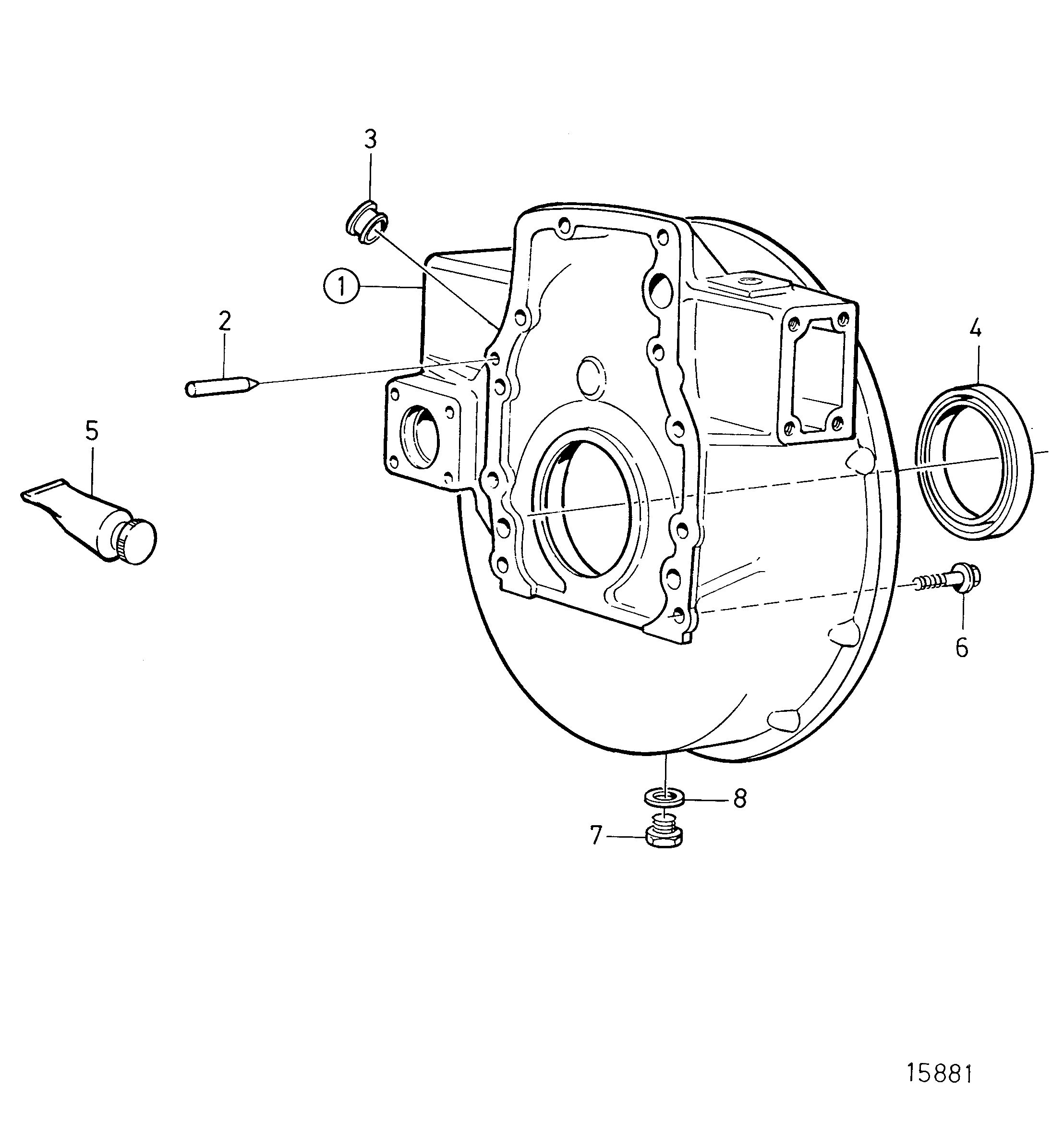 Carter de volant moteur
