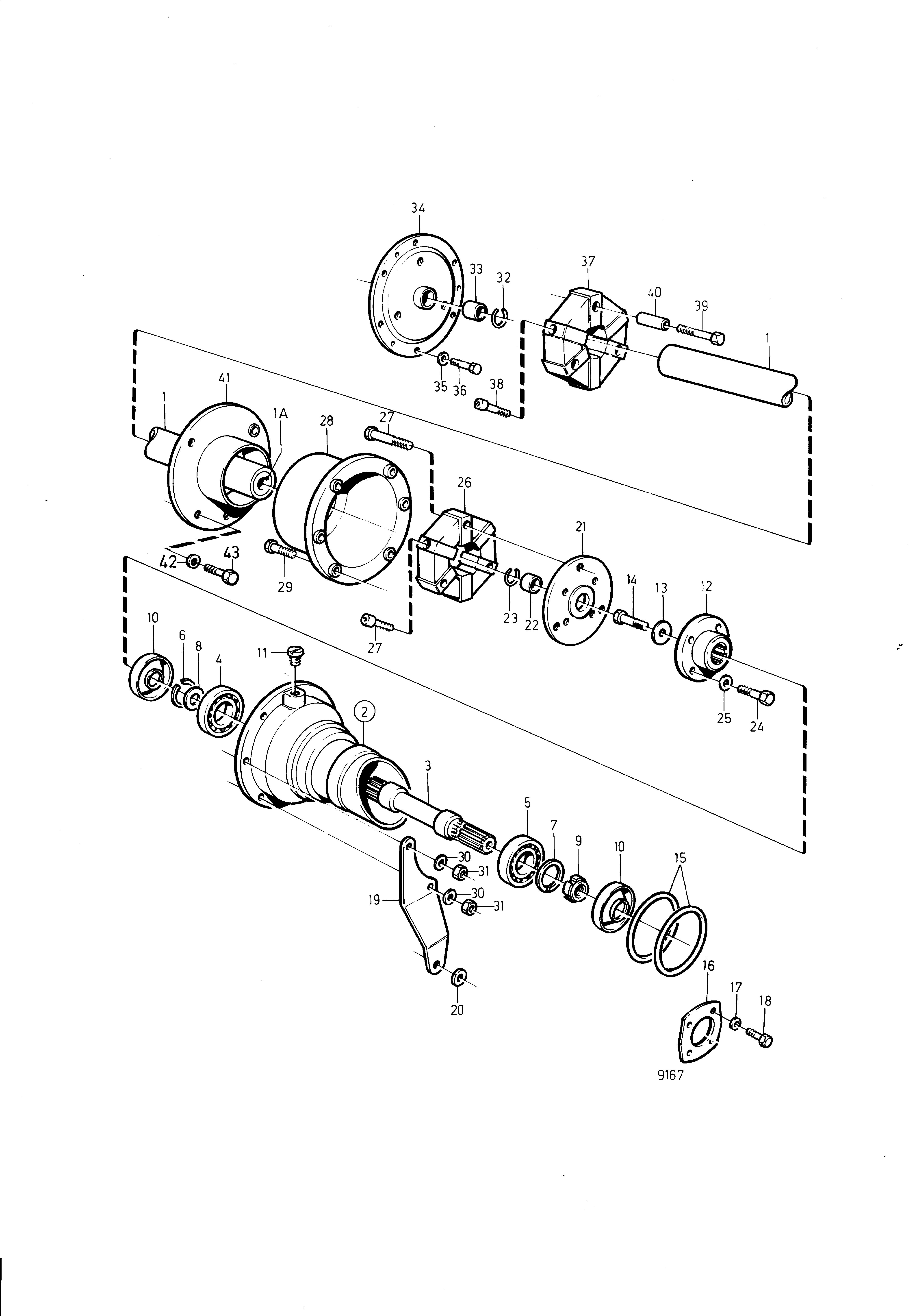 Kit d'essieu moteur universel