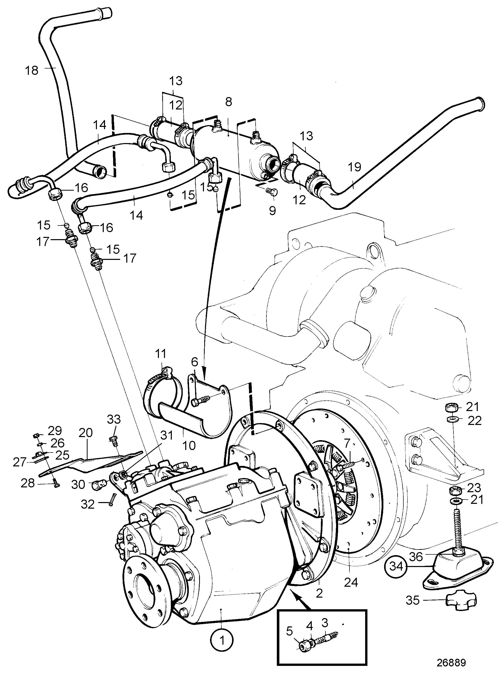 Pièces de raccordement, inverseur PRM401, 402