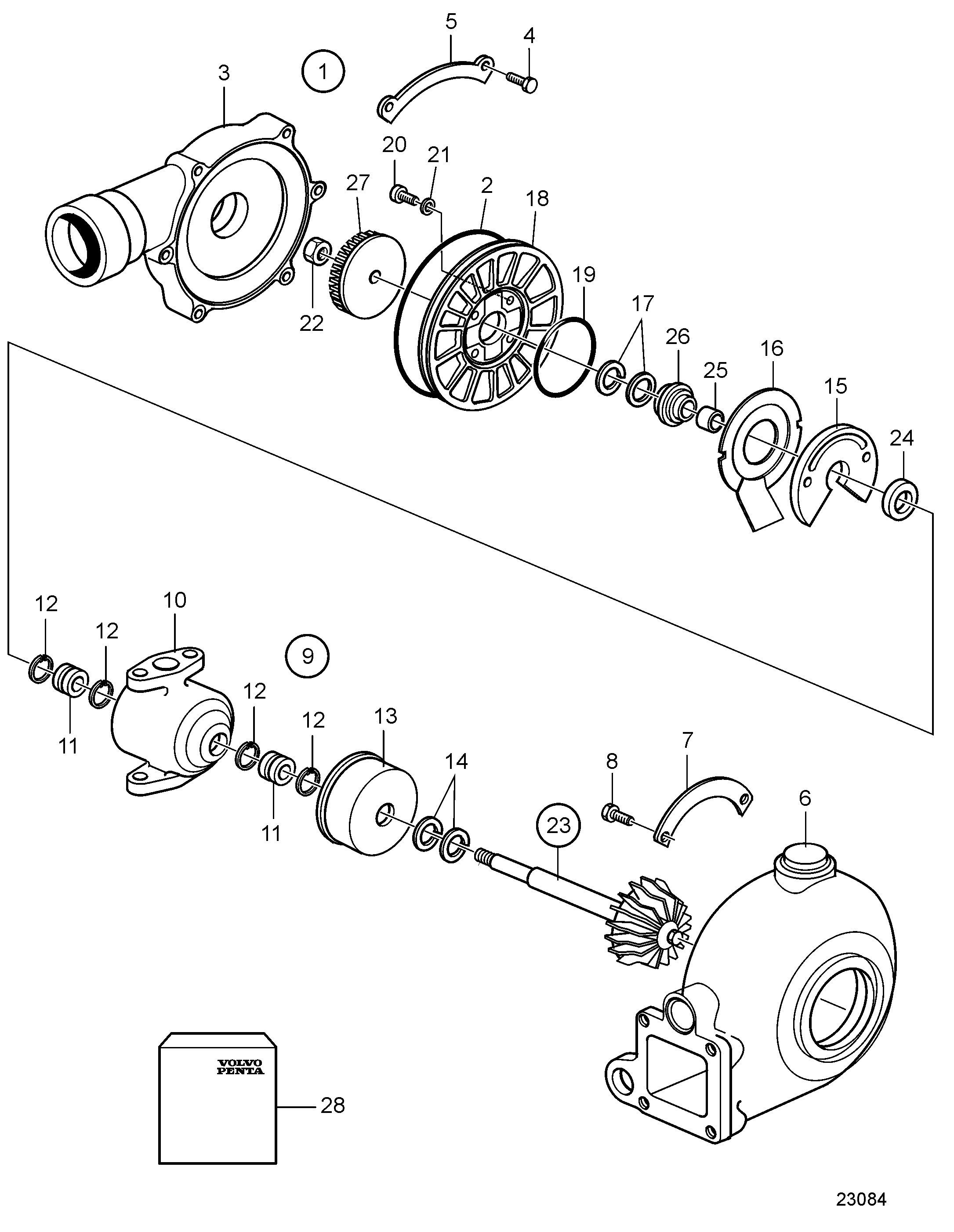 Turbocompresseur, Composants