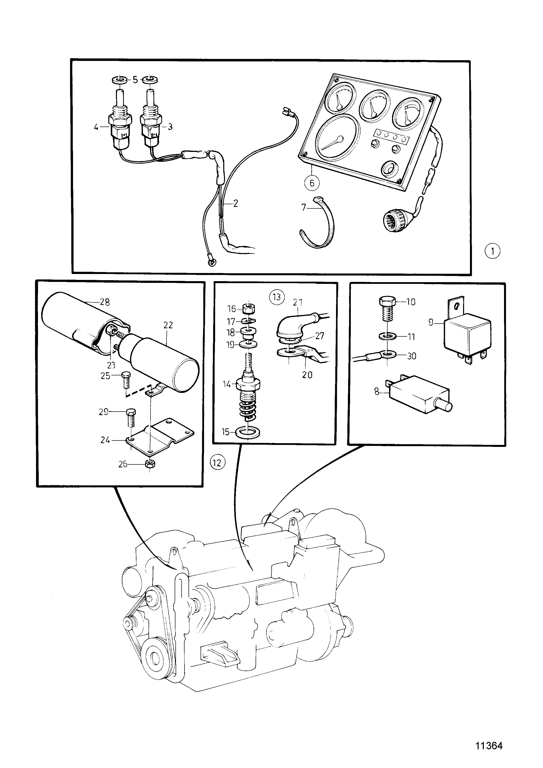 Kit de conversion pour moteurs SOLAS 1, système électrique 5-2 pôles