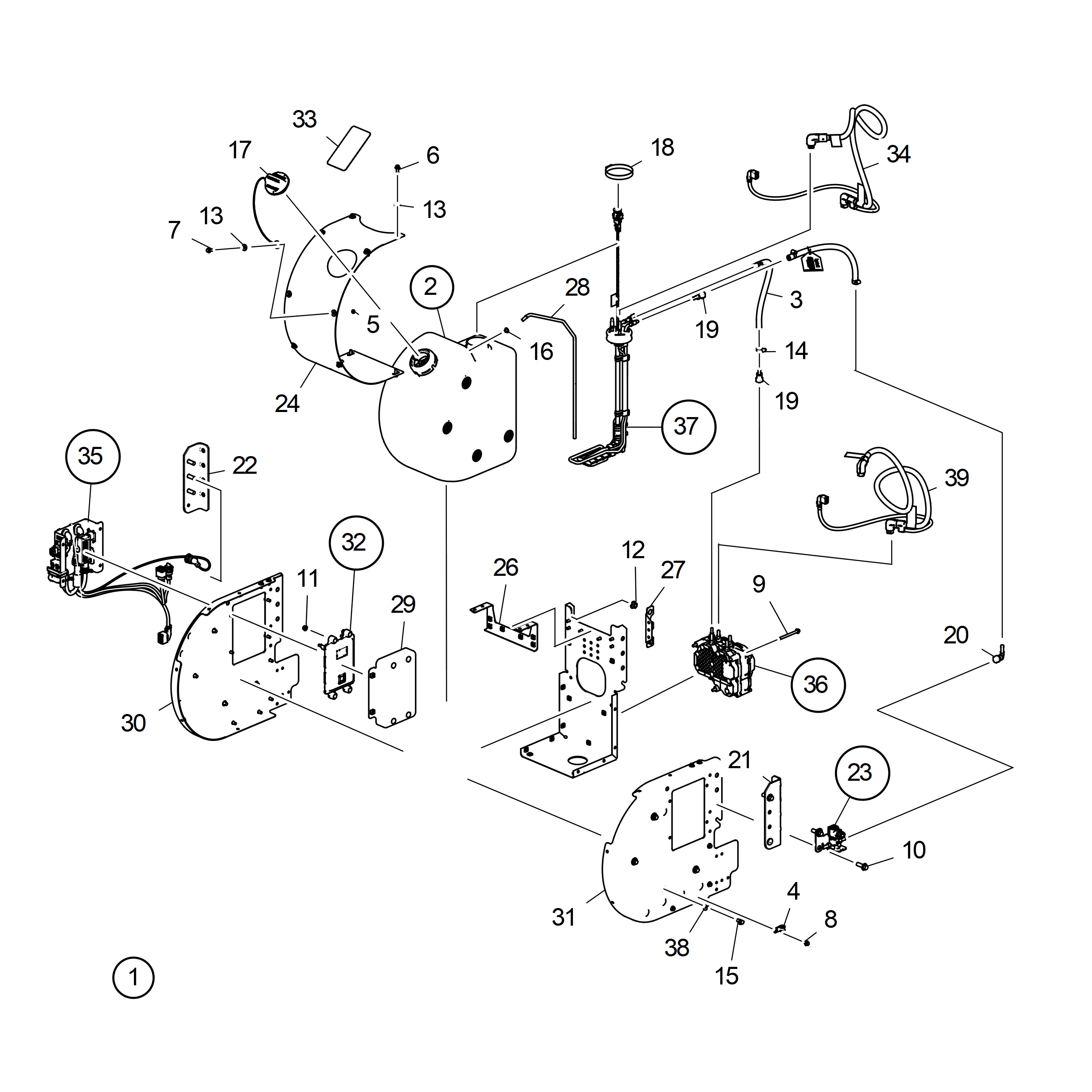 EATS, réservoir de solution AdBlue/DEF taille M