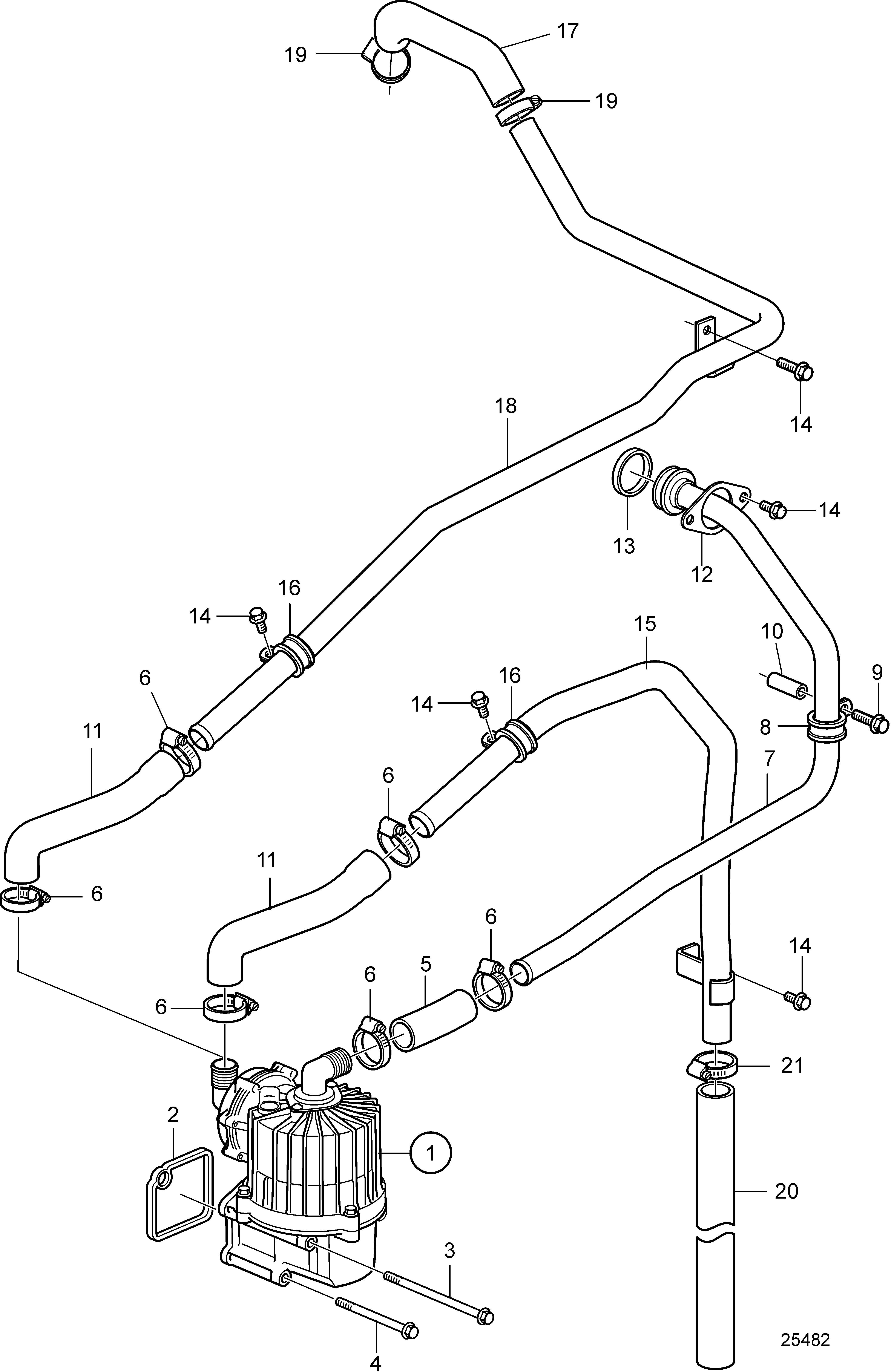 Ventilation du carter moteur