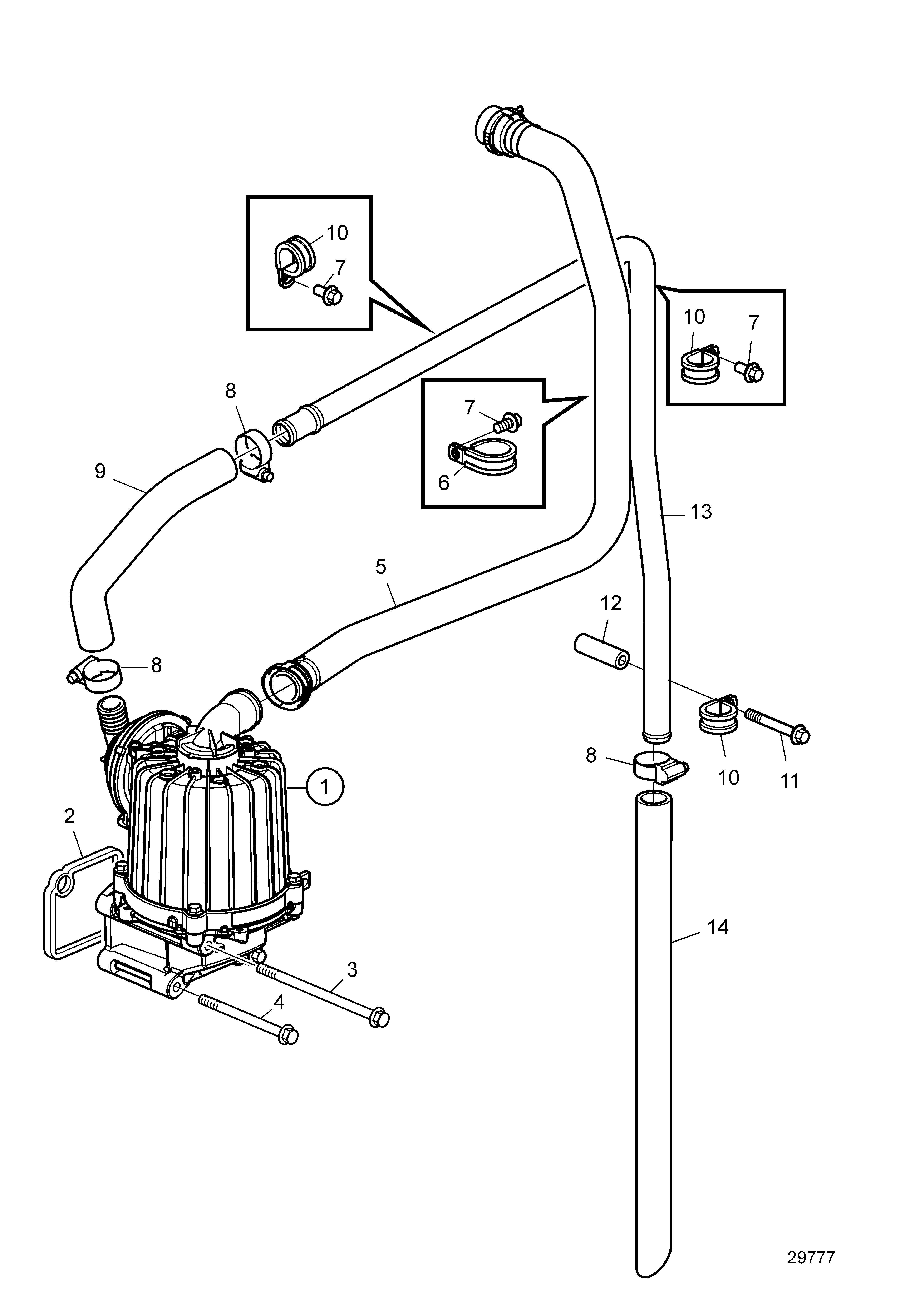 Ventilation du carter moteur