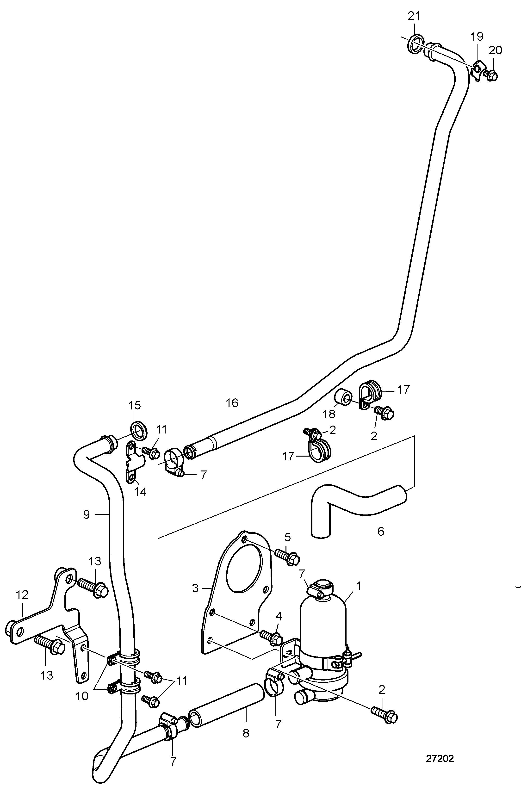 Réchauffeur de moteur, monté séparément