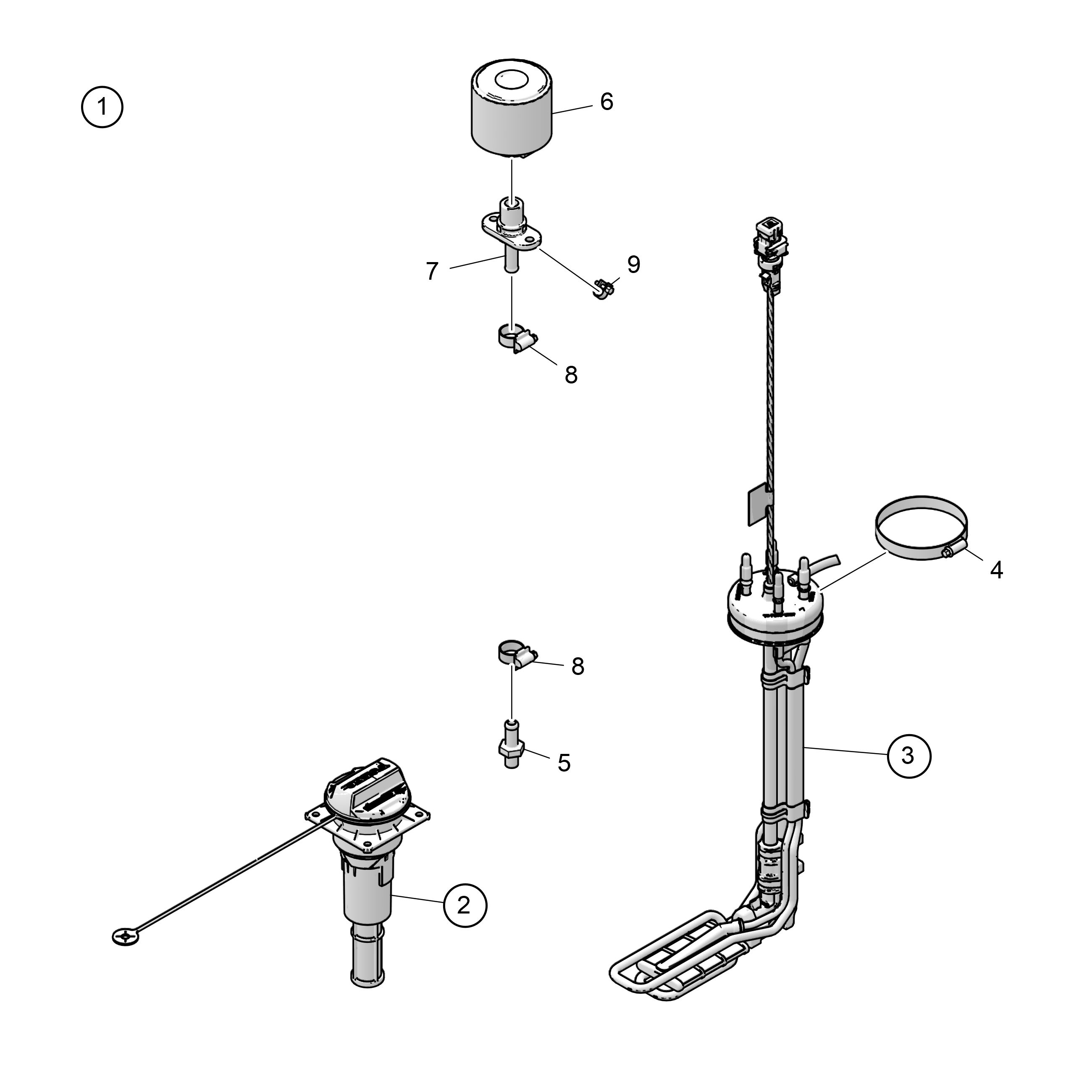 QLT detector kit for custom tank S