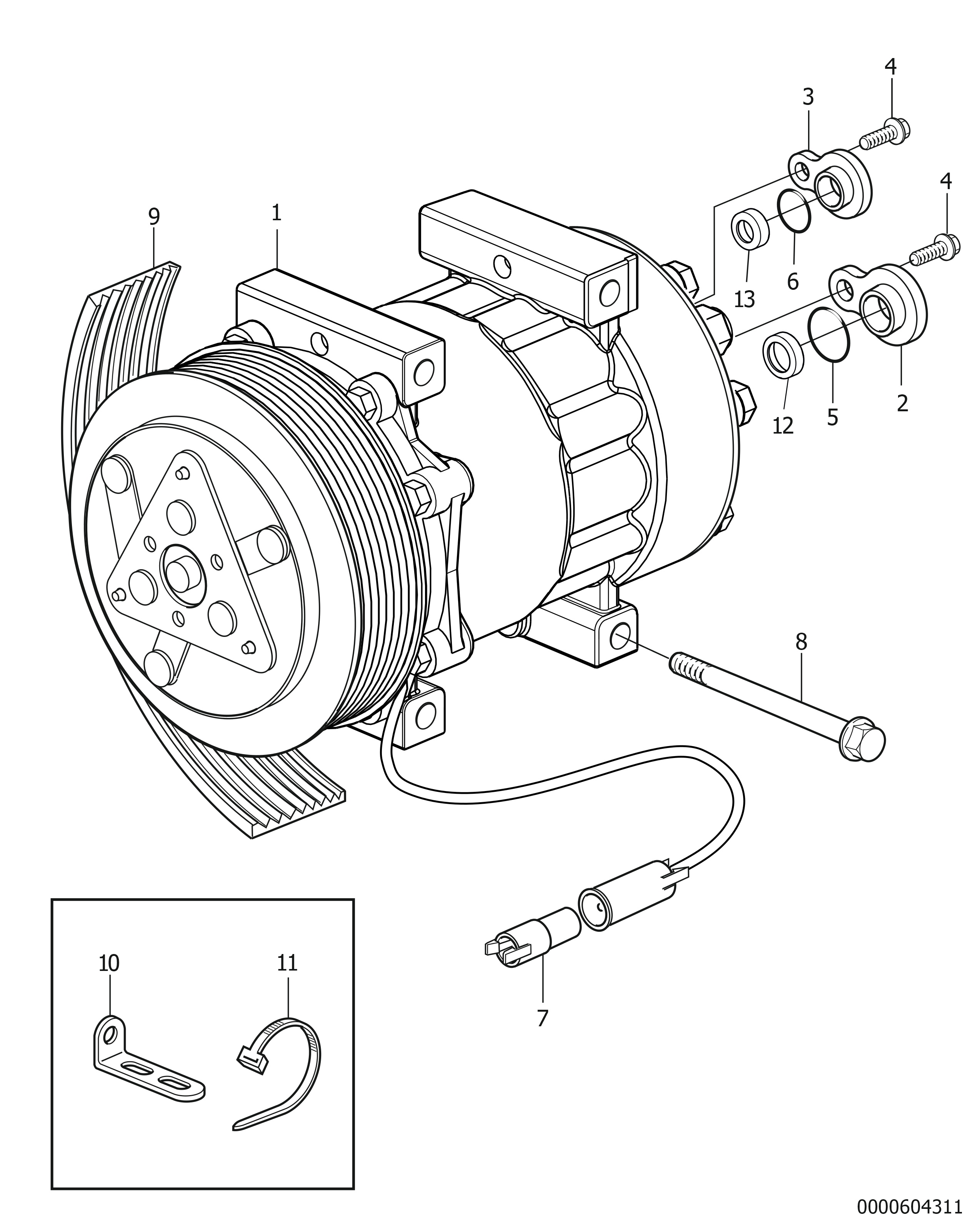 Compresseur AC SN 20132151914-