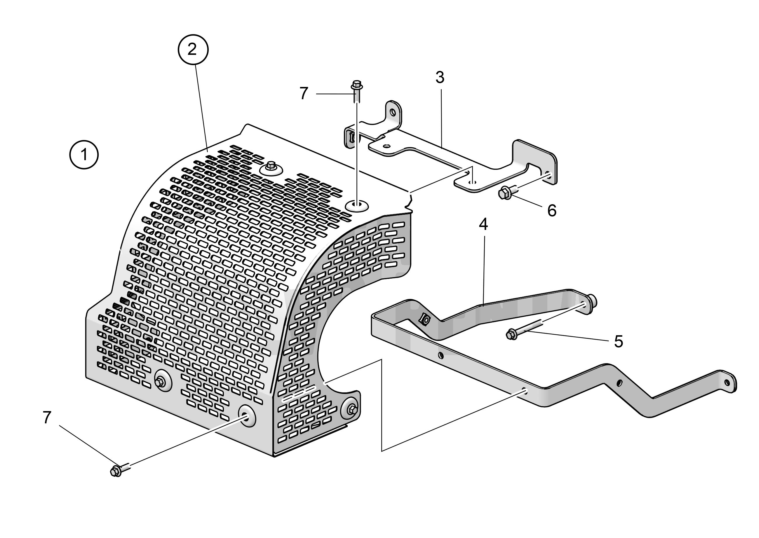 Kit bouclier thermique pour collecteur d’échappement et turbo