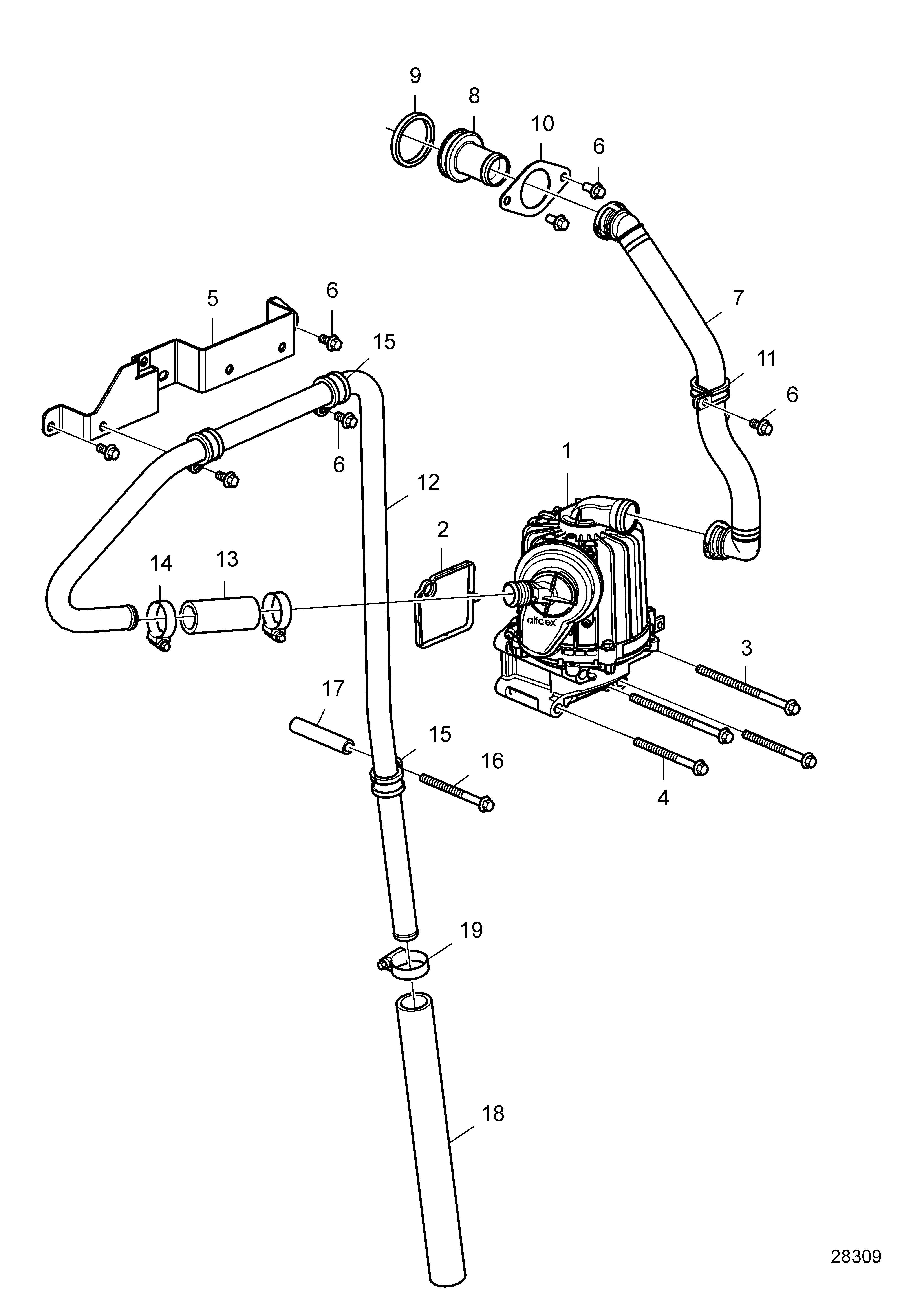 Ventilation du carter moteur, ouverte