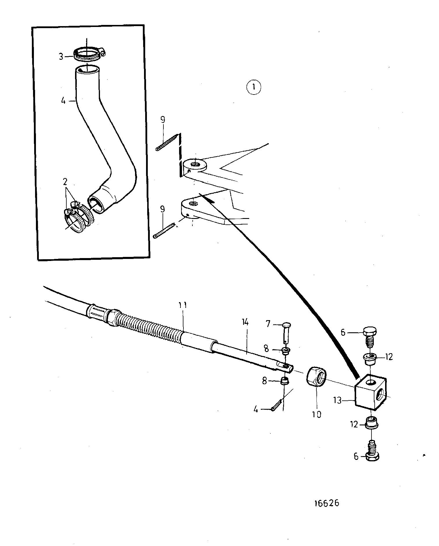 Direction manuelle pour moteur avec transmission SX