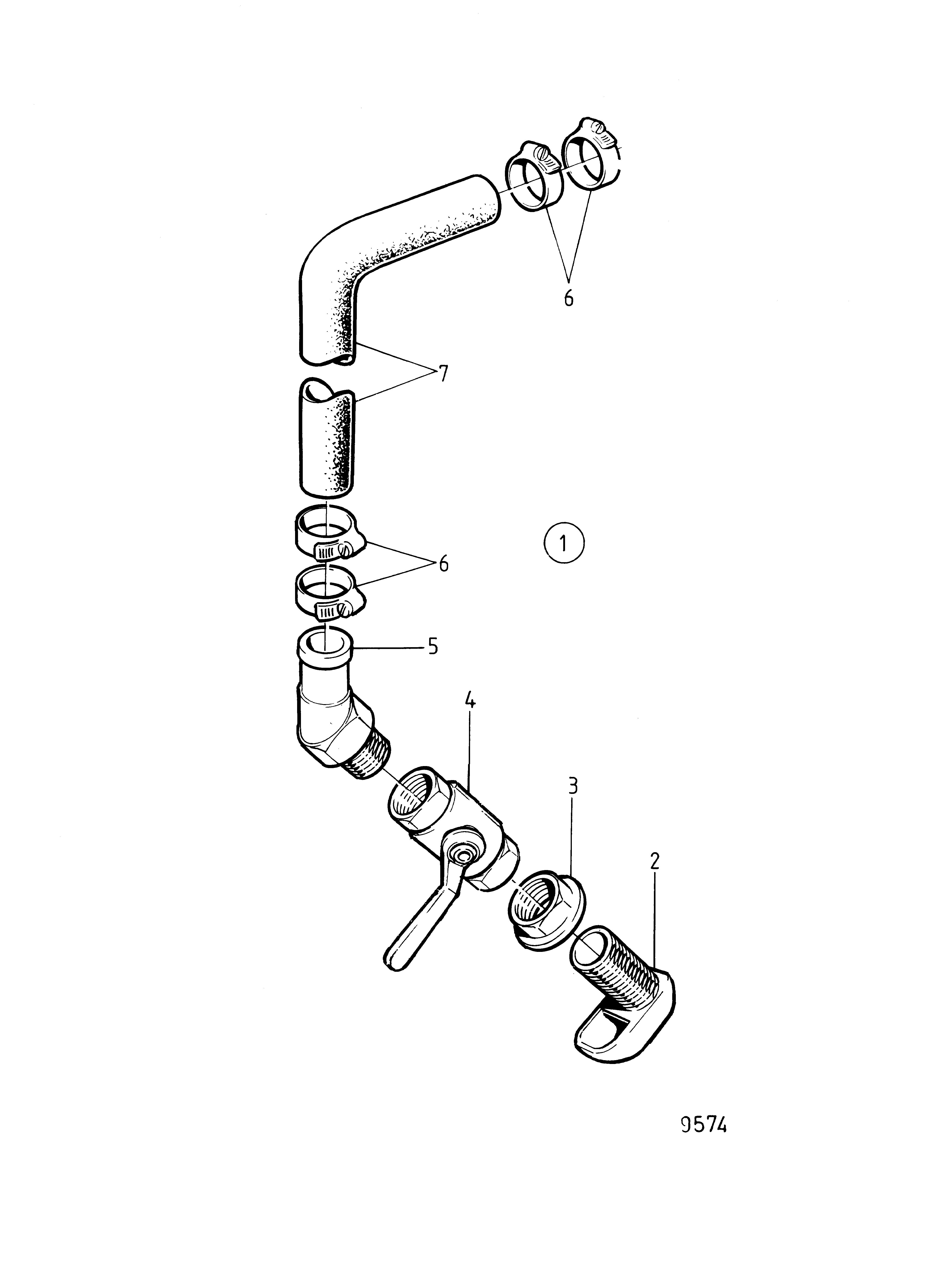 Entrée d’eau de refroidissement