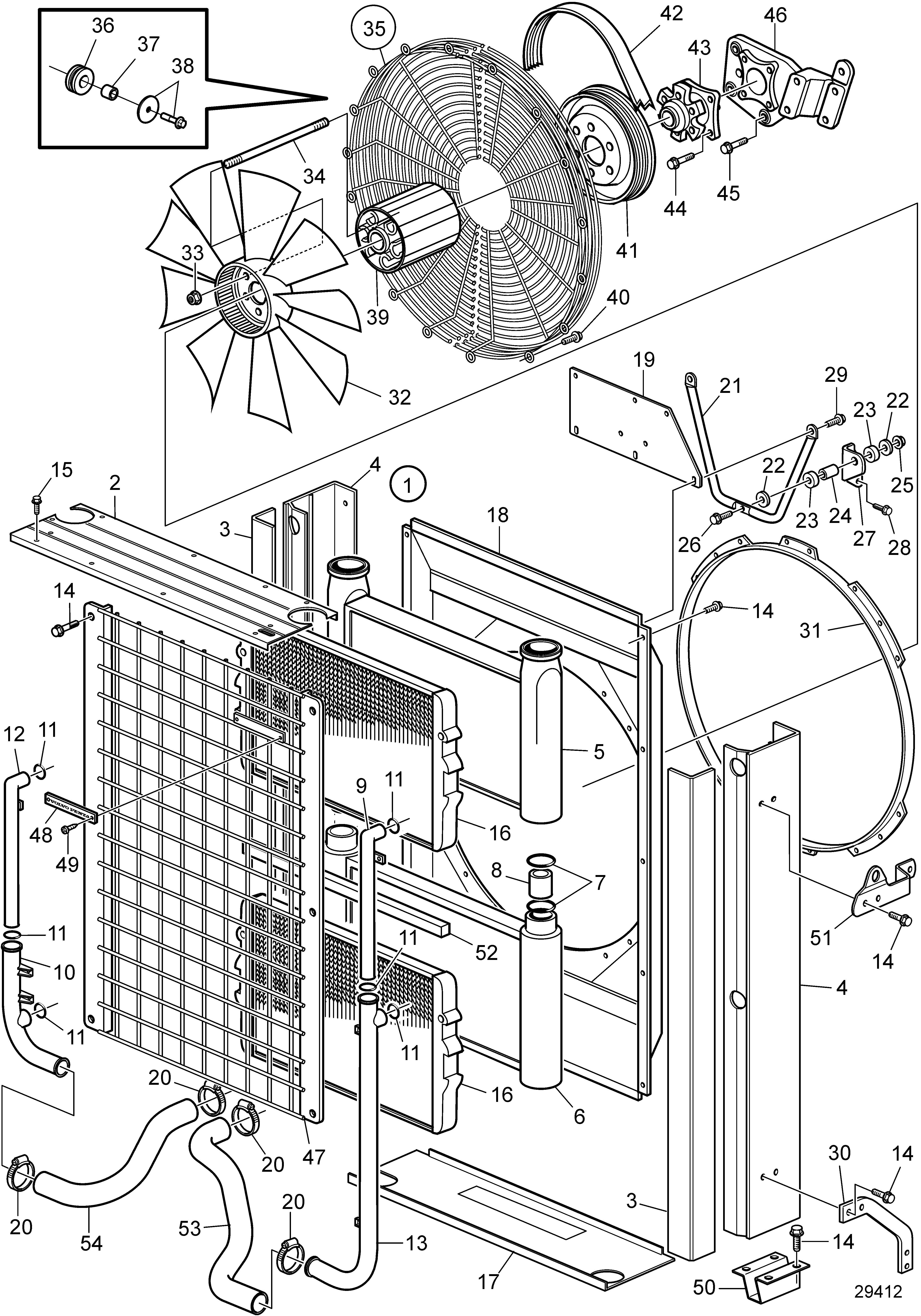 Radiateur et ventilateur soufflant. SN-2016028724