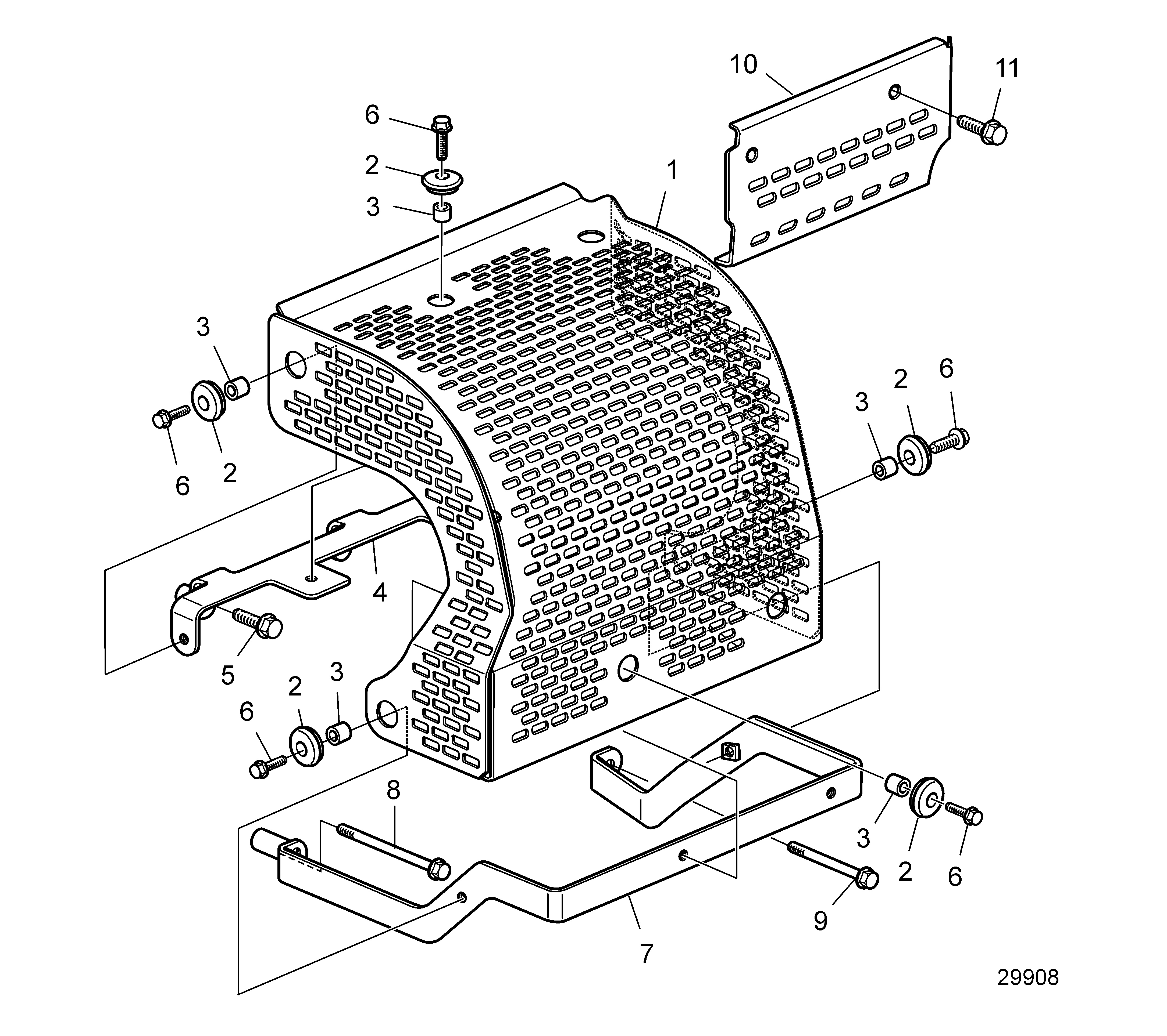 Écran thermique pour Turbo