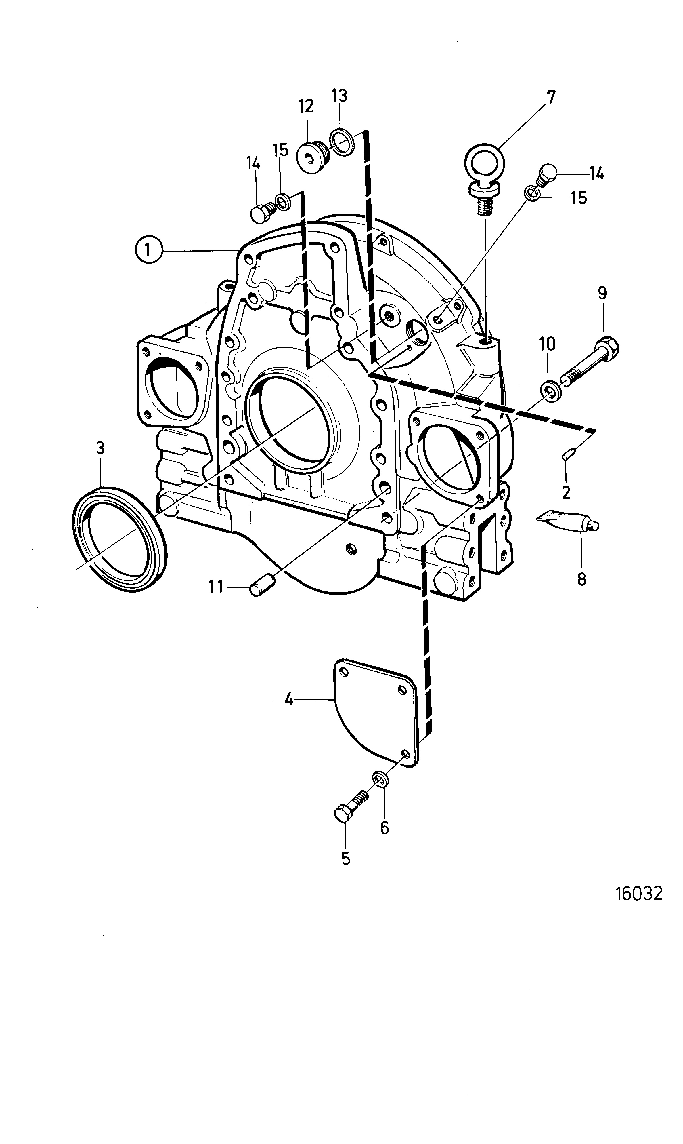 Carter de volant moteur