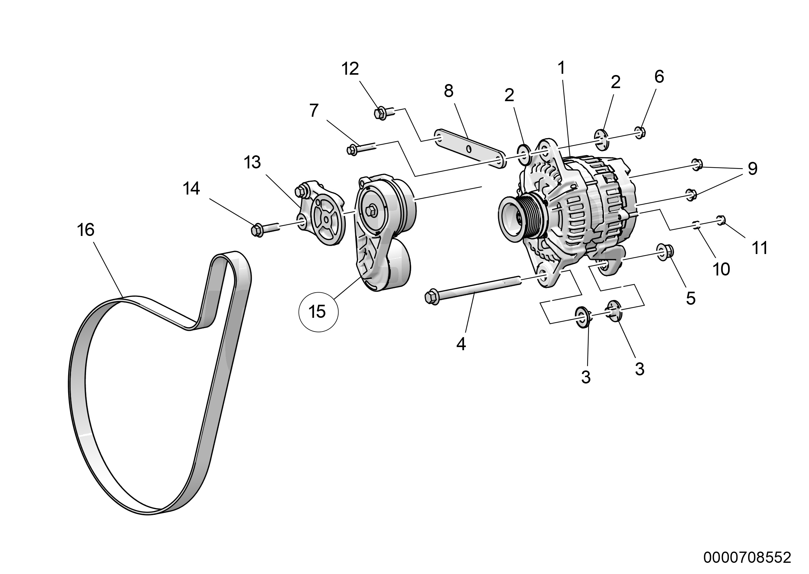 Alternateur 110 A