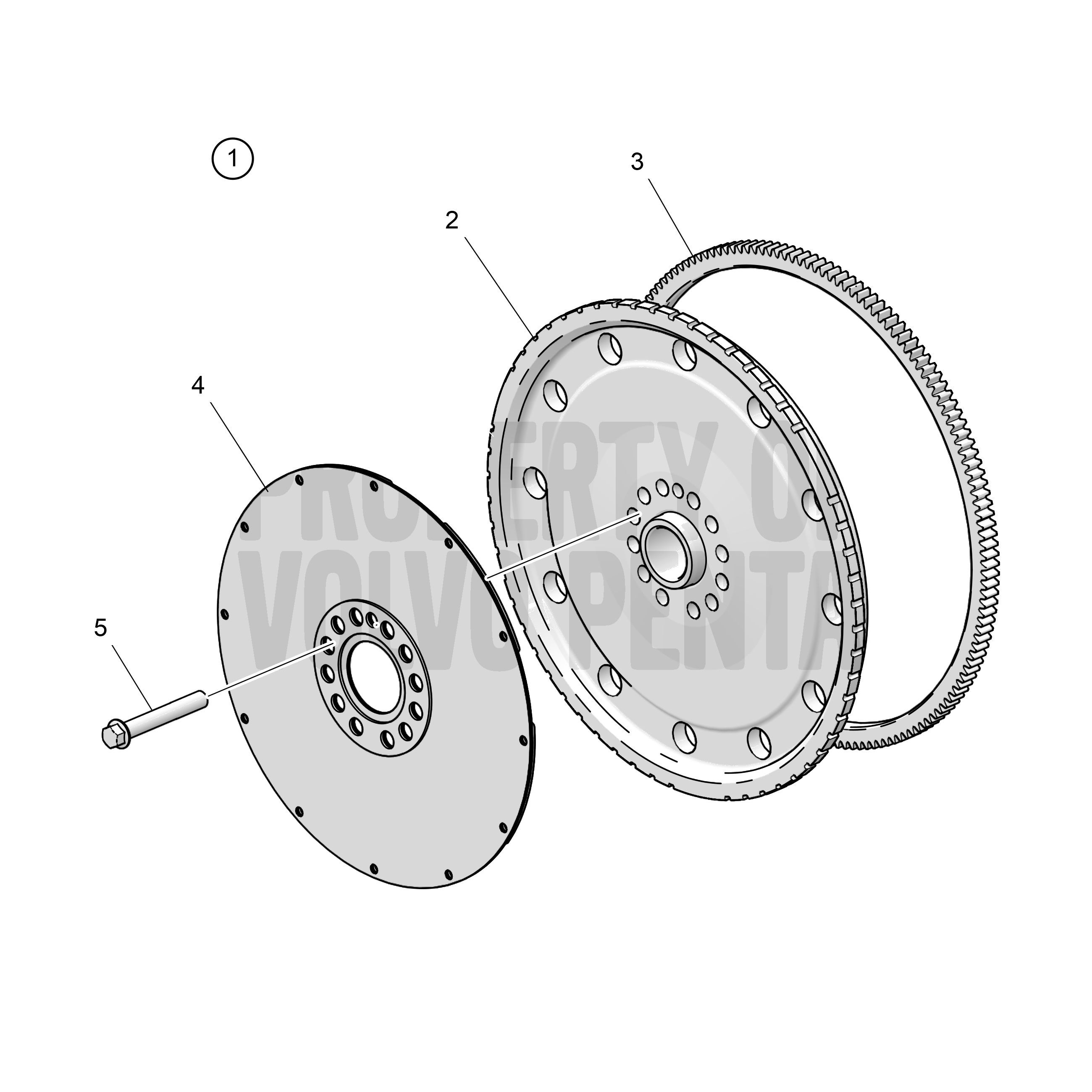 Volano per Allison MT 4000