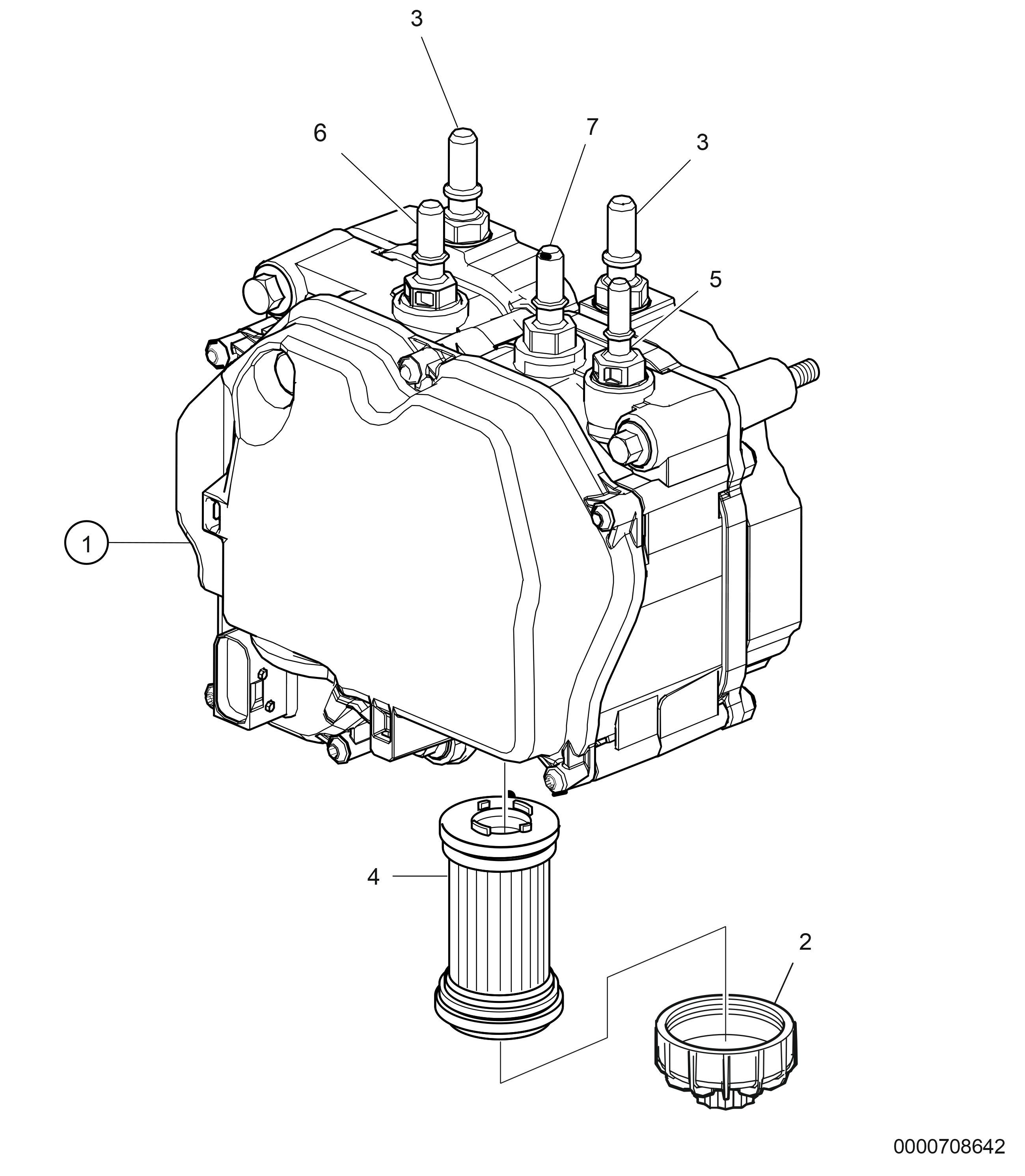 AdBlue/DEF solution pump unit