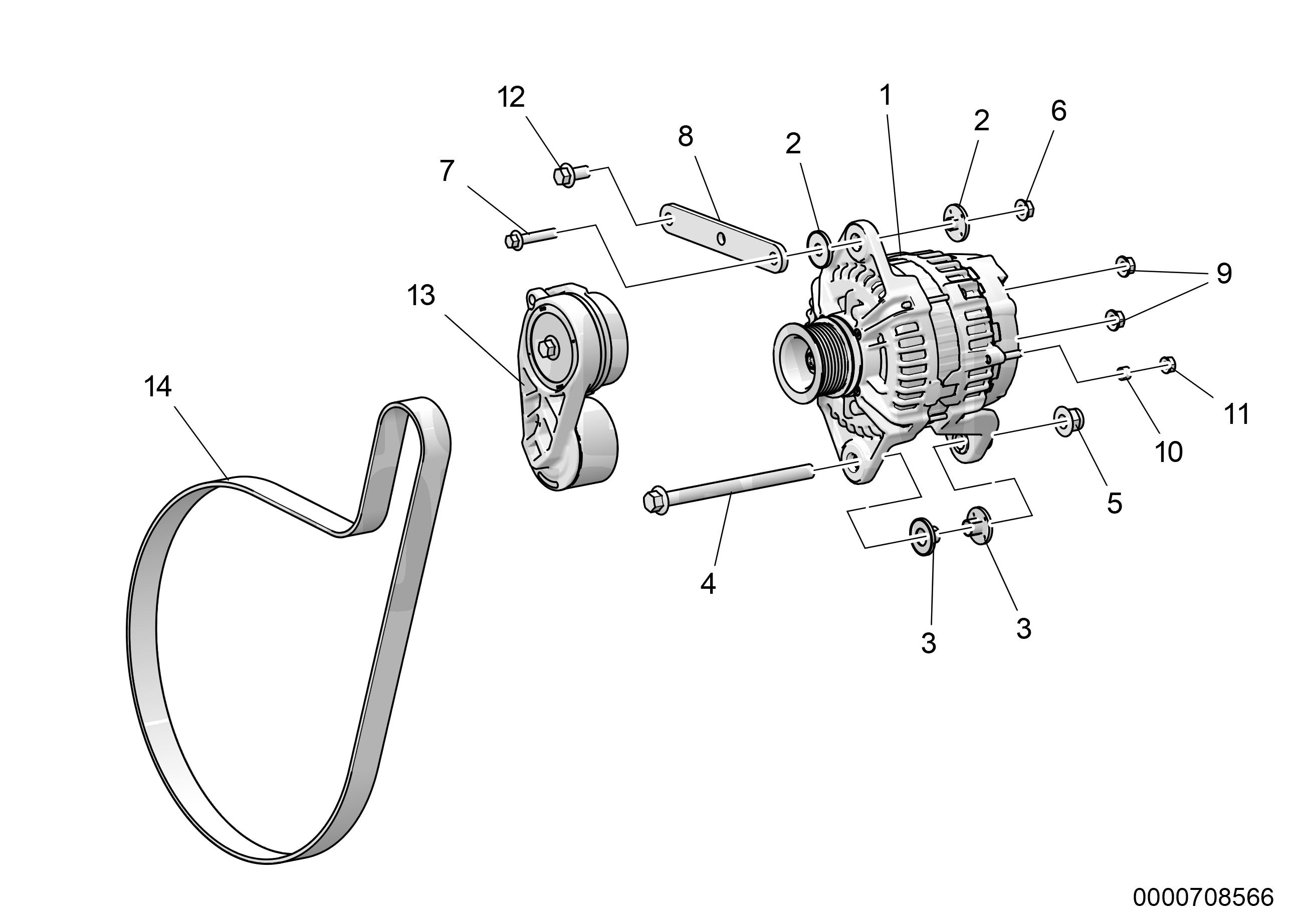 Alternateur 110 A