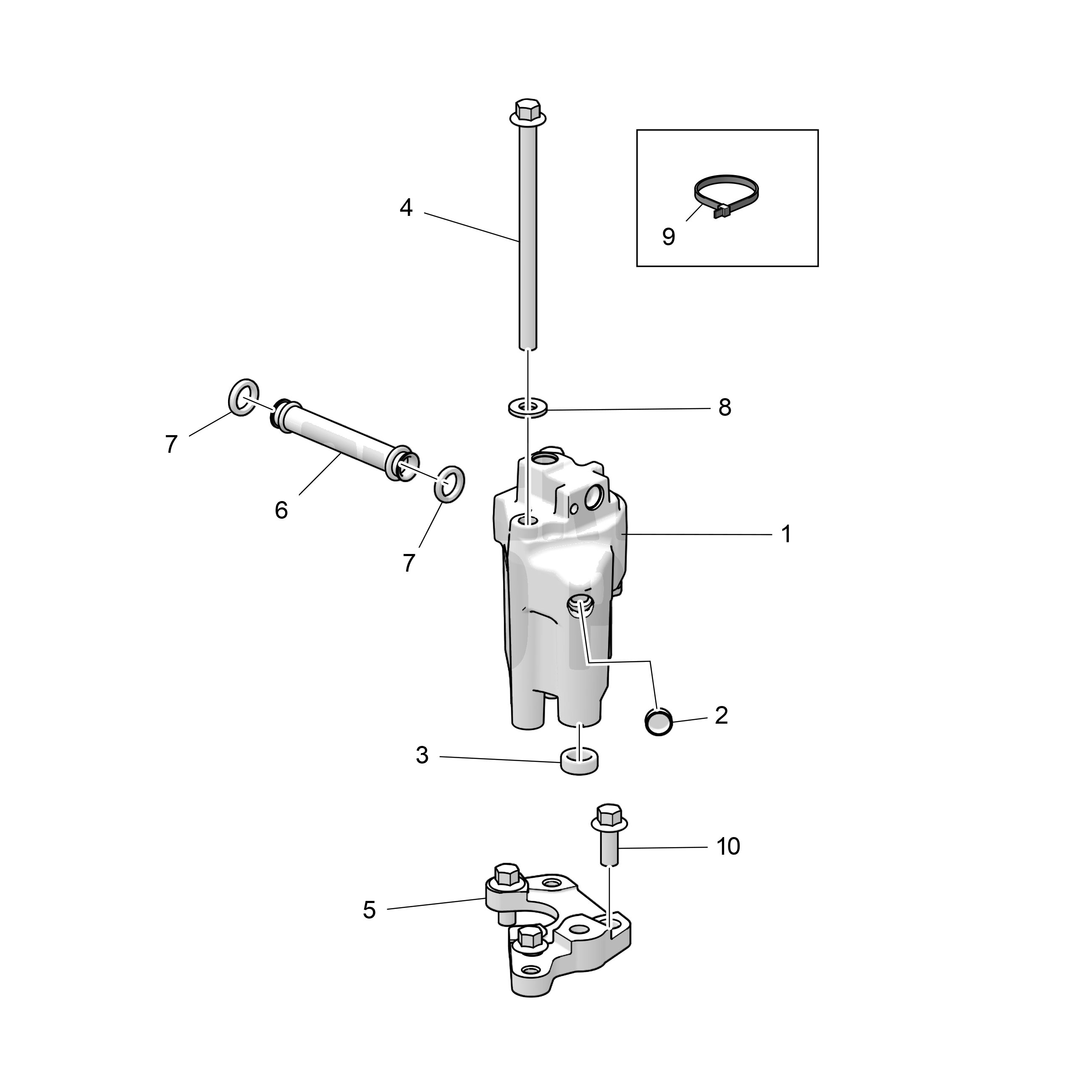 Mécanisme de commande des soupapes, Vanne de commande, SN70112044760-