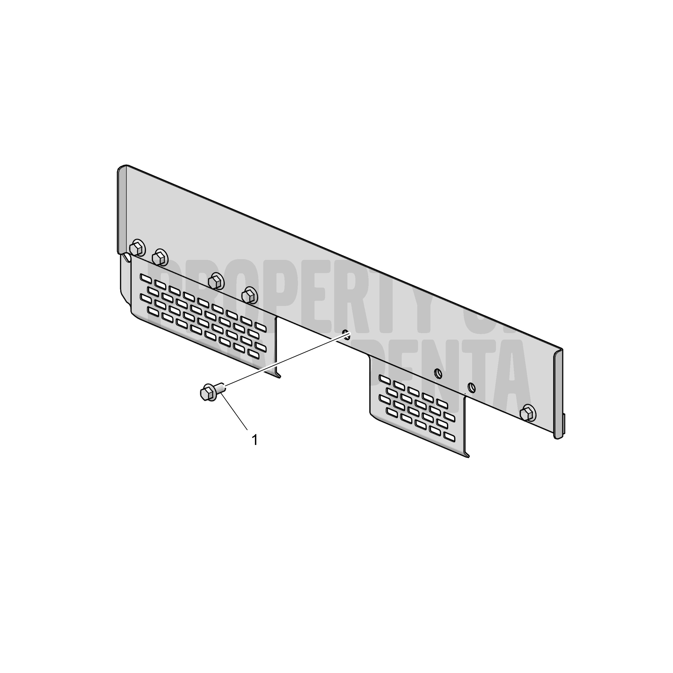 Fixations pour écran thermique en combinaison avec turbo haut et coude d’échappement, mais sans protection thermique