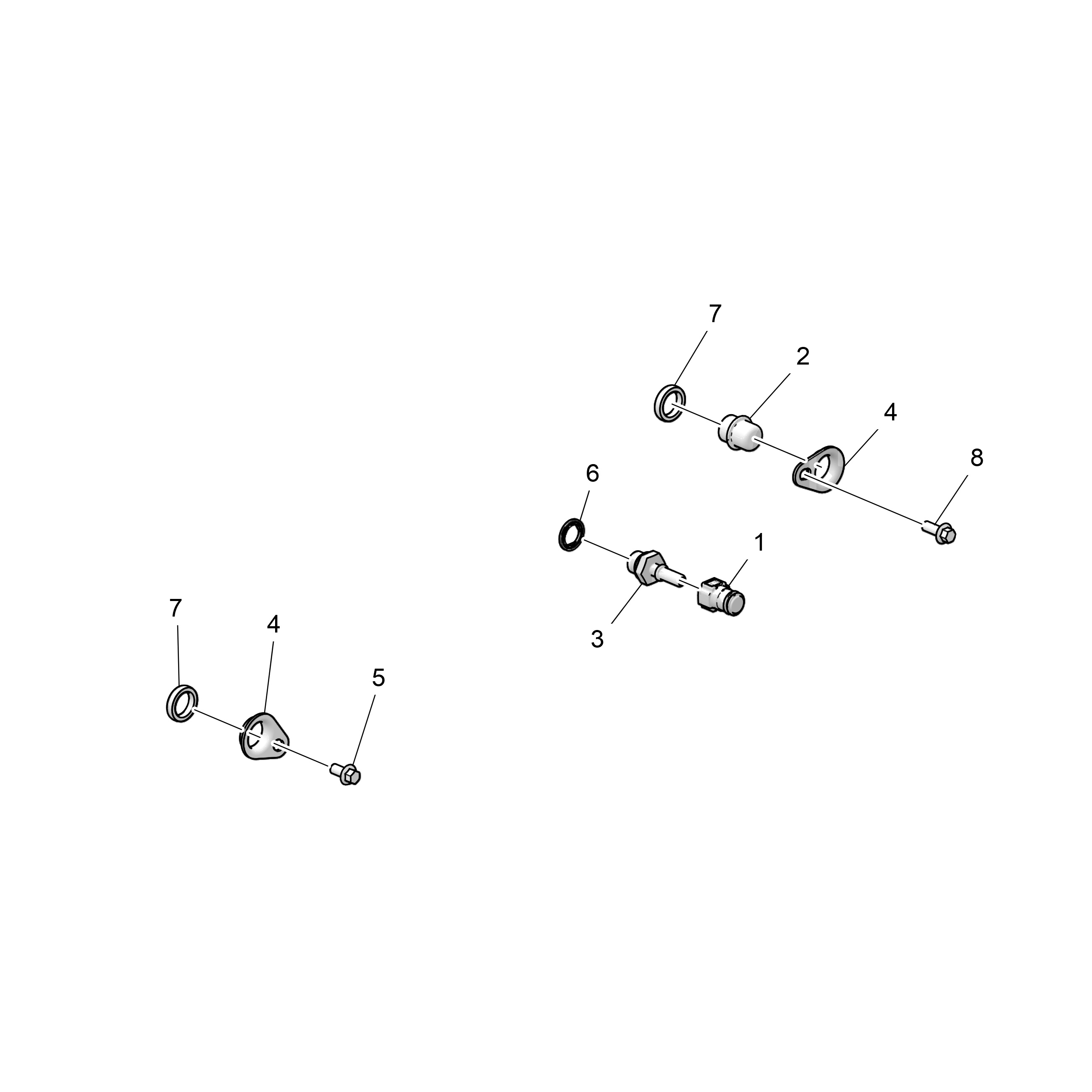 Conduit de refroidissement, connecteurs, SN70112044760-