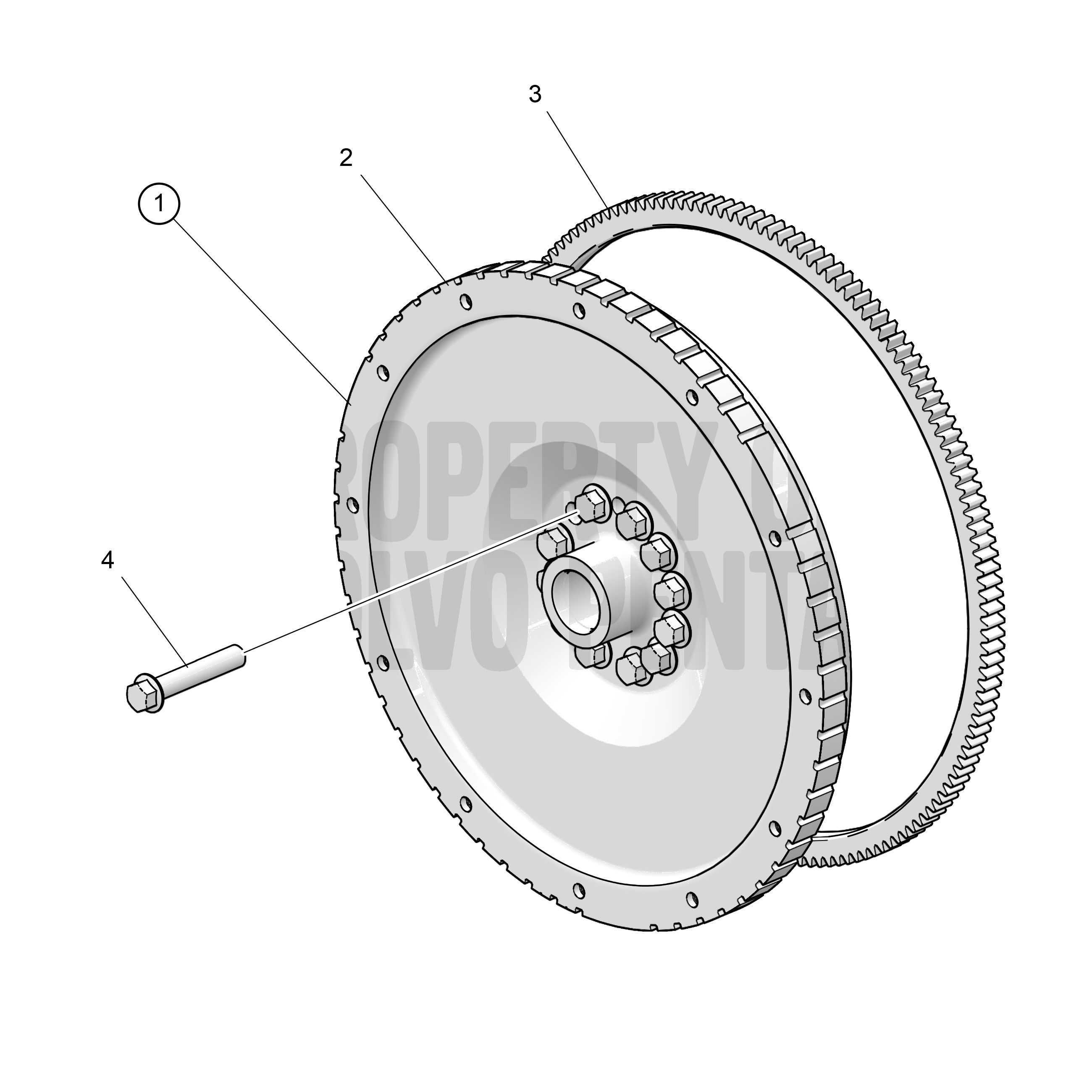 Volano per ZF WG260/310