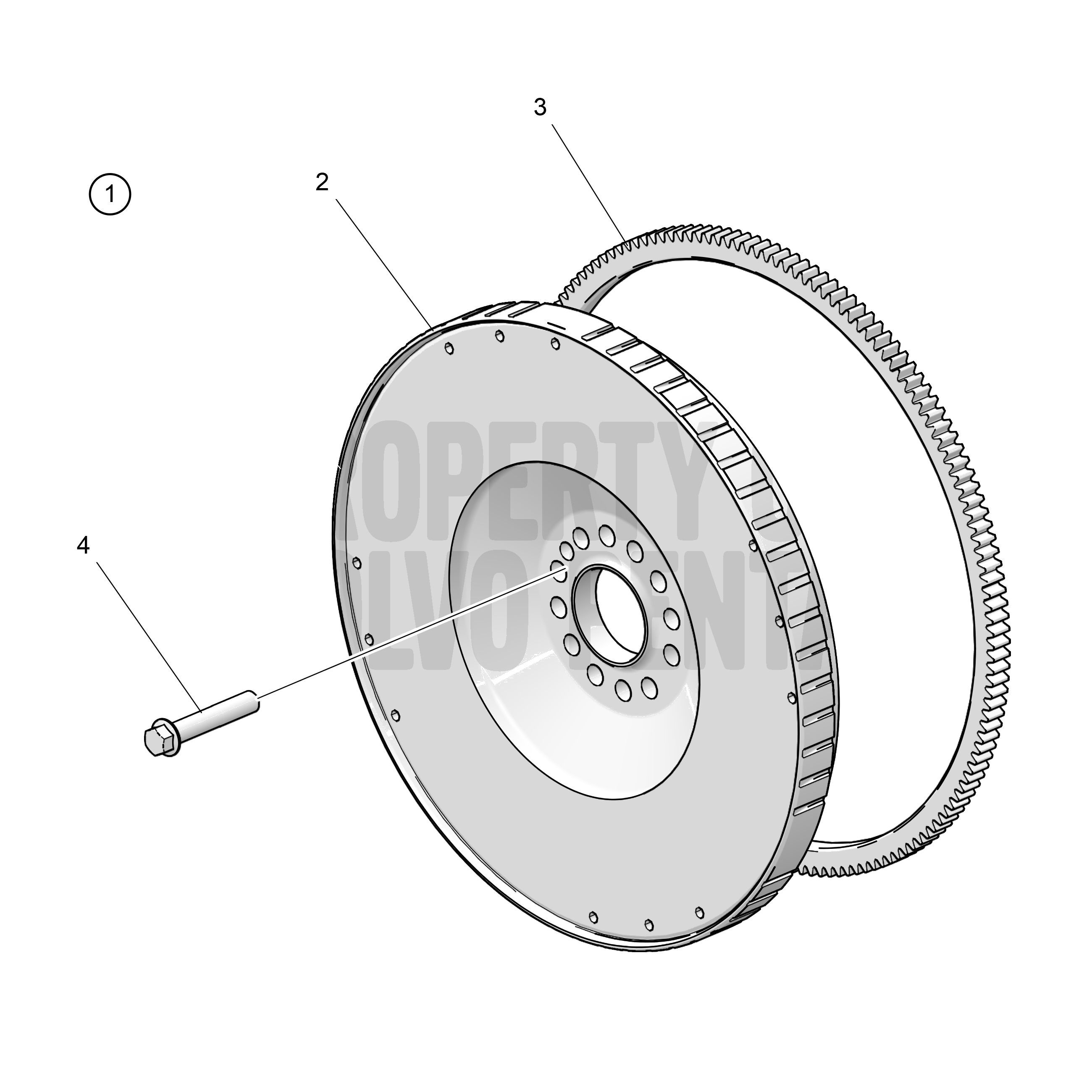 Volano per ZF 5WG261-LUC