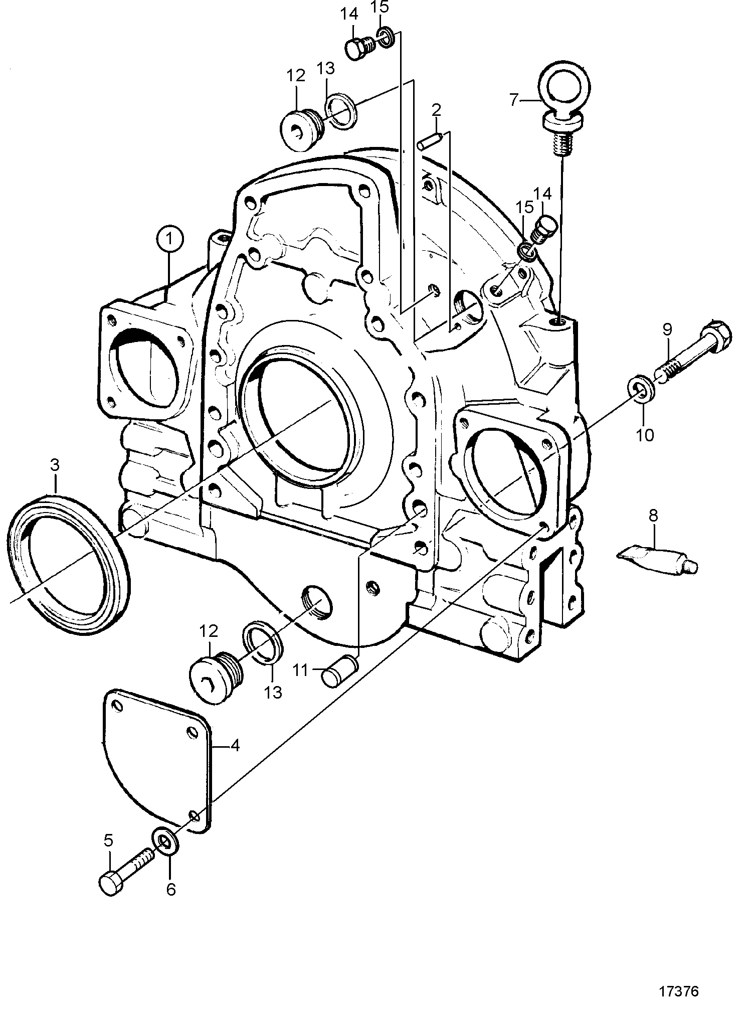 Carter de volant moteur