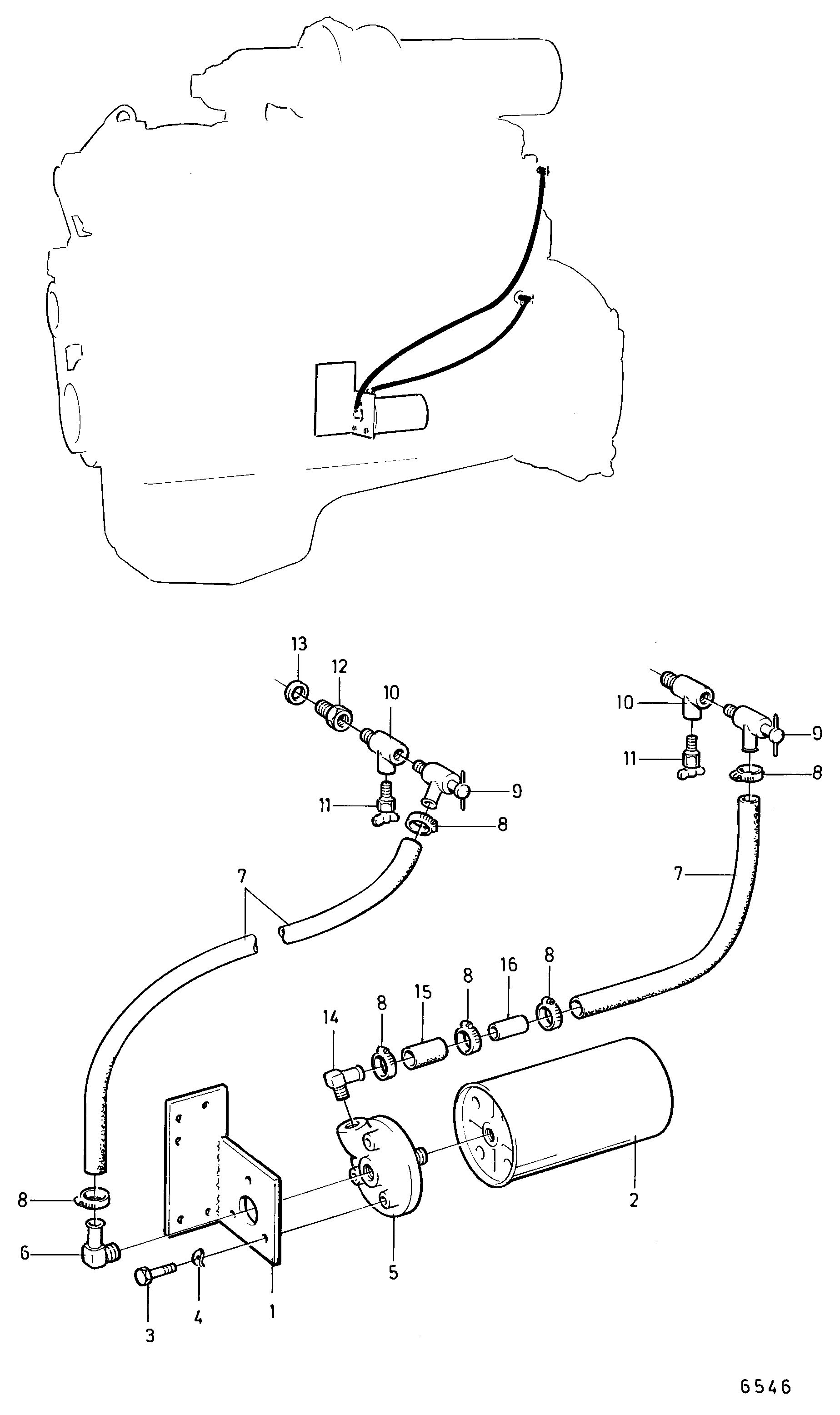 Filtre à eau de refroidissement