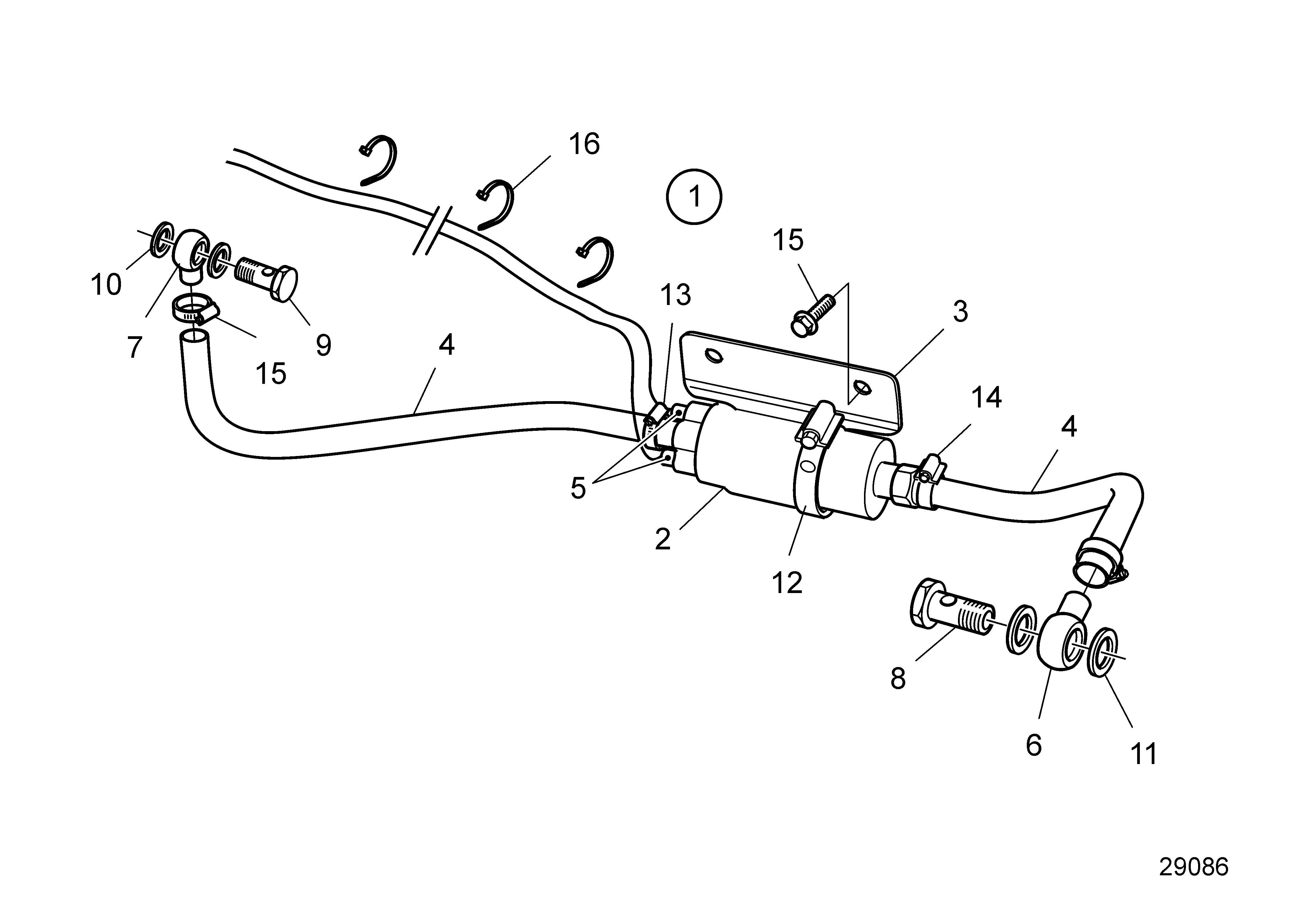Pompe d’alimentation en carburant électrique