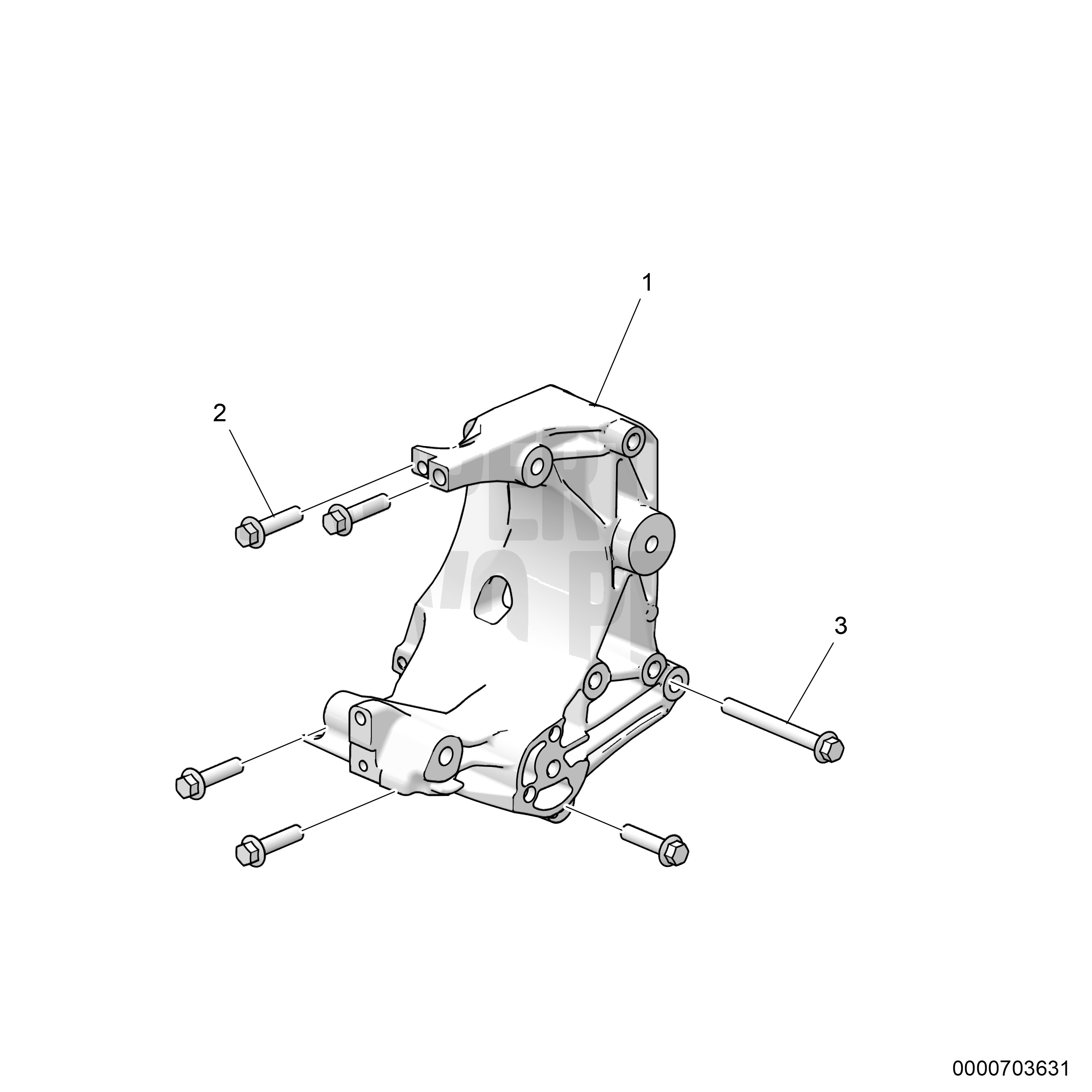 Alternator, Mounting bracket