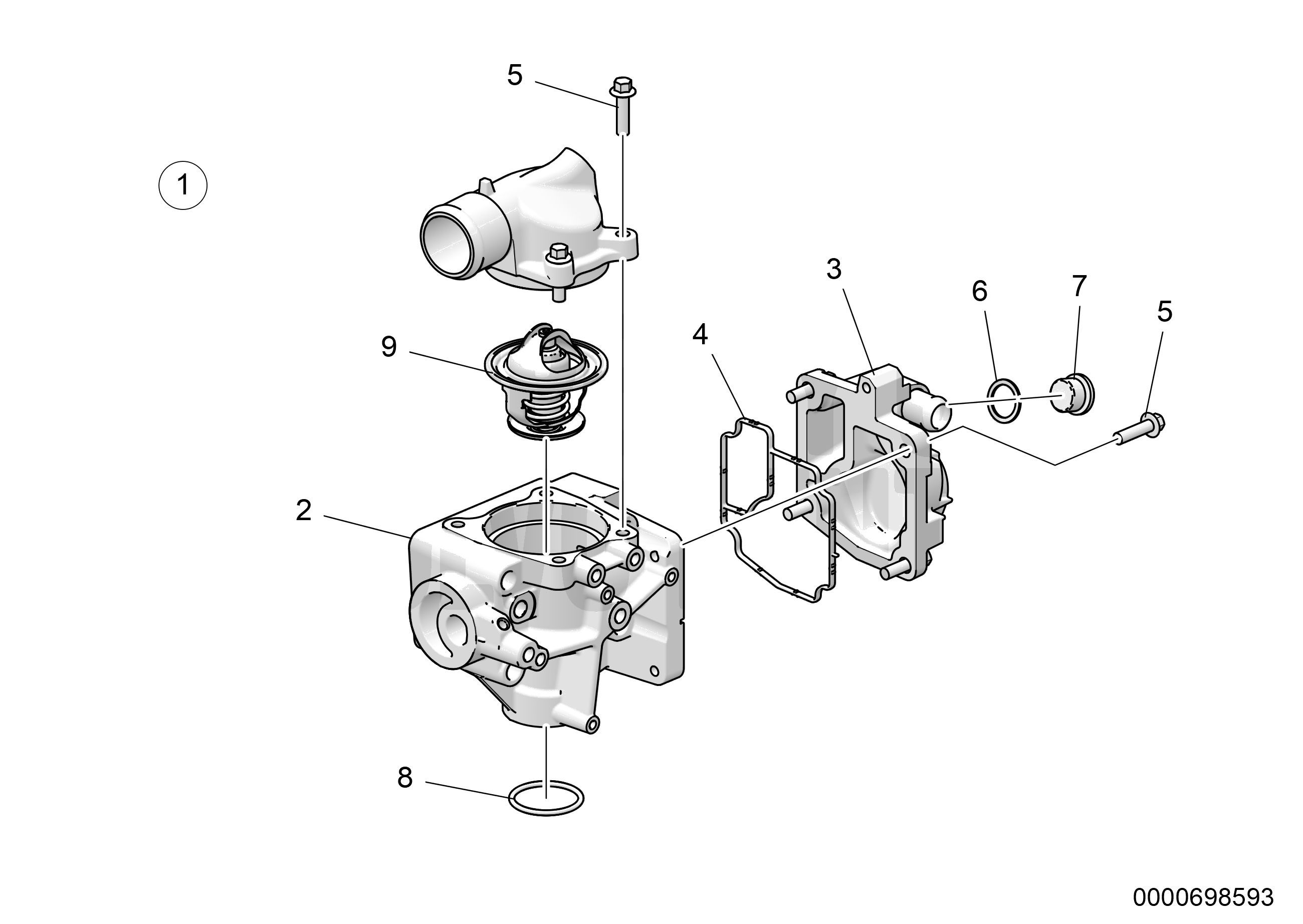 THERMOSTAT HOUSING