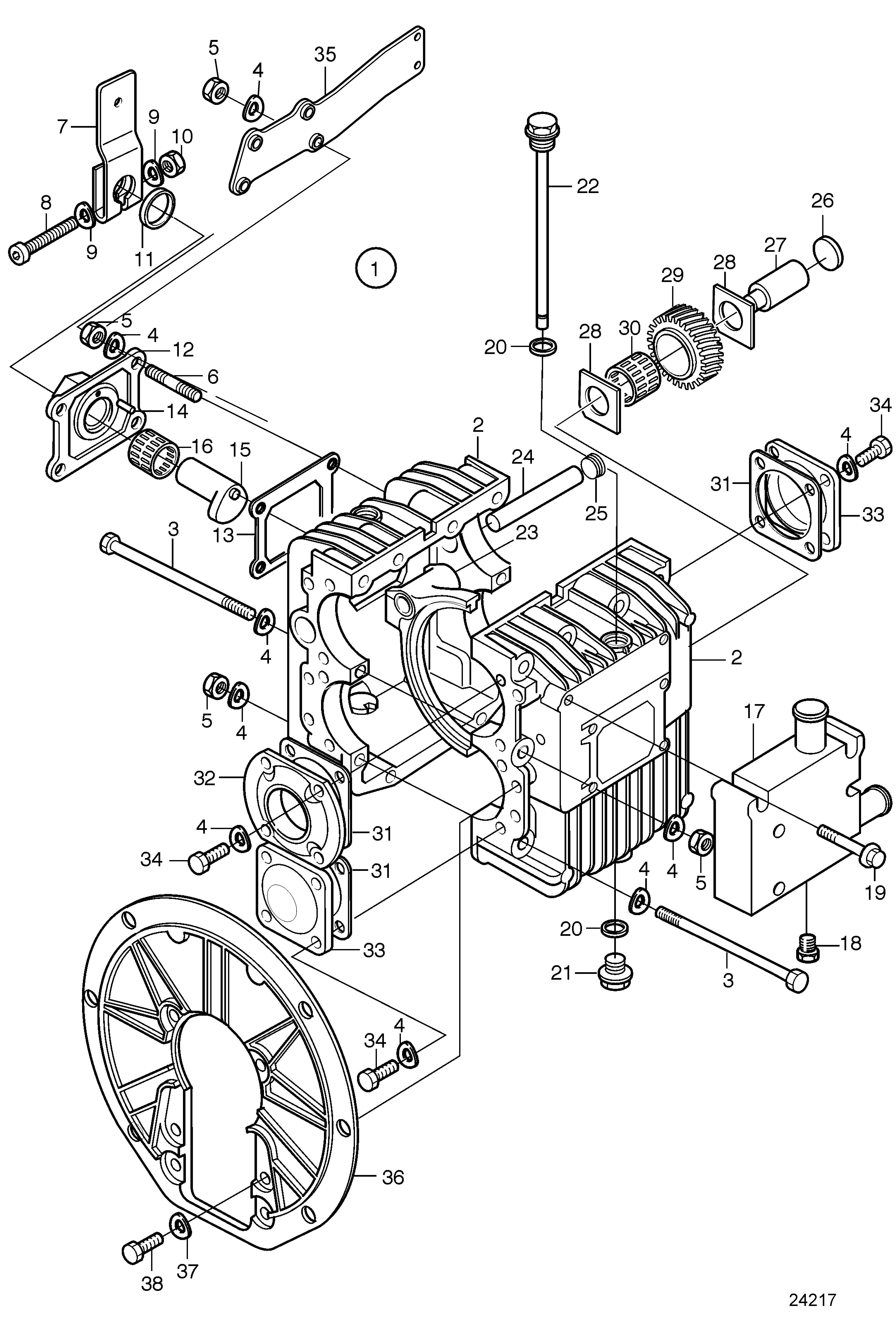 Marche arrière MS25A